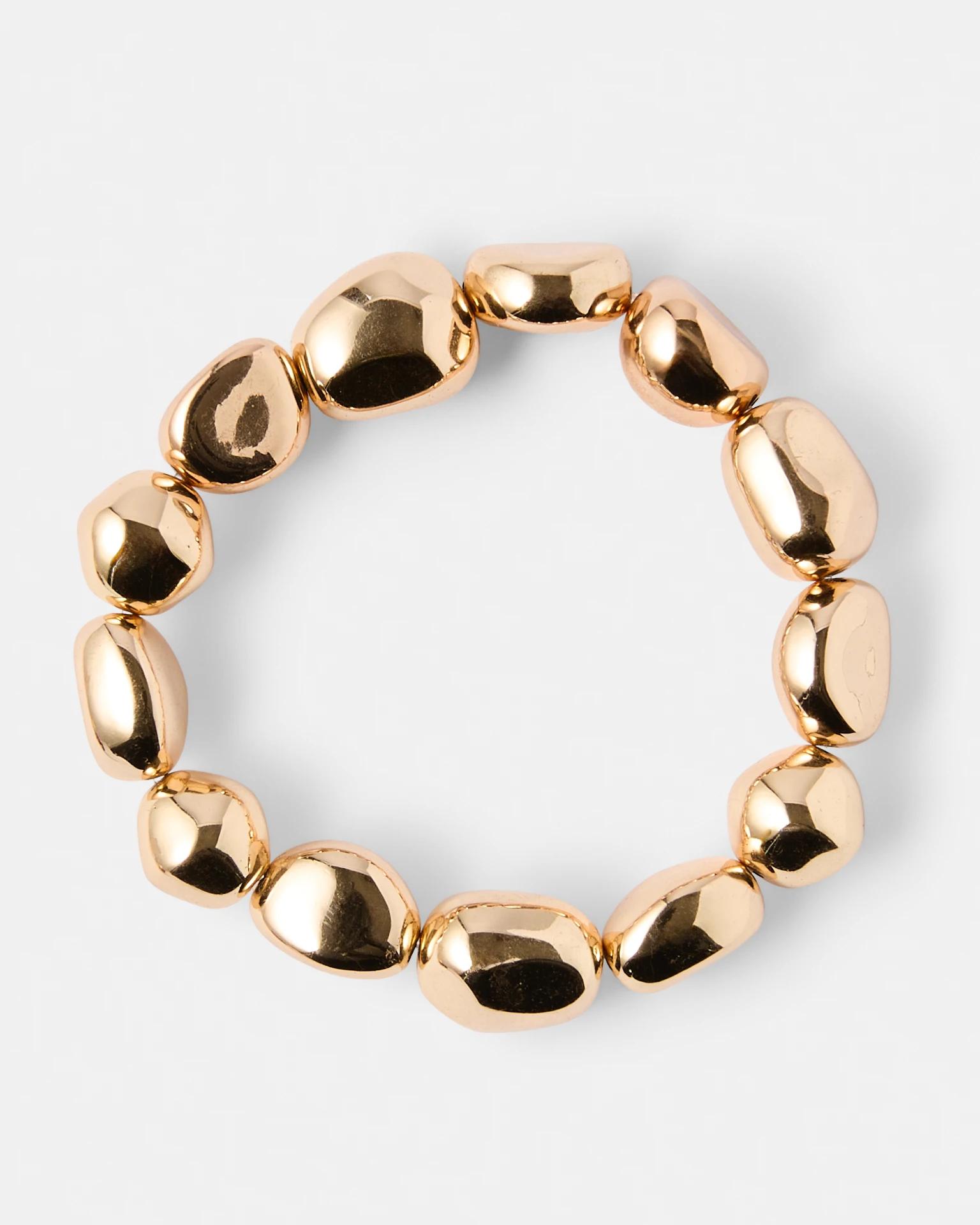 2 2 Pack Stretch Stone Bracelets Brown, 2 of 5