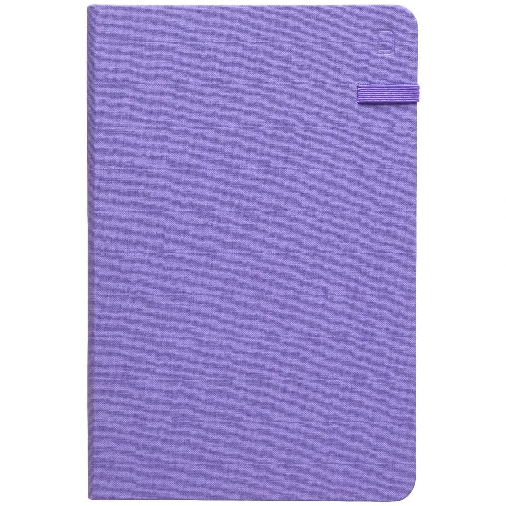 2 Modena A5 Linen Ruled Notebook Lilac, 2 of 5