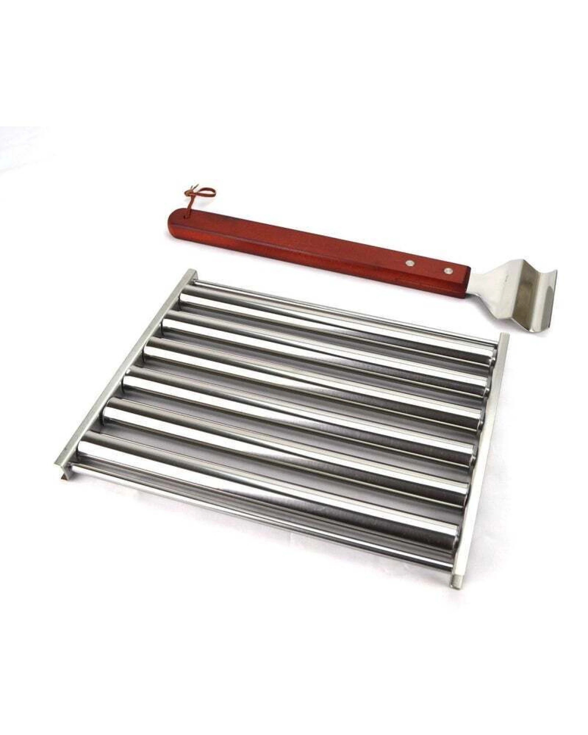 3 Maverick BBQ Sausage/Hotdog Roller Grill Barbecue/Fire/Camping Stainless Steel, 3 of 5
