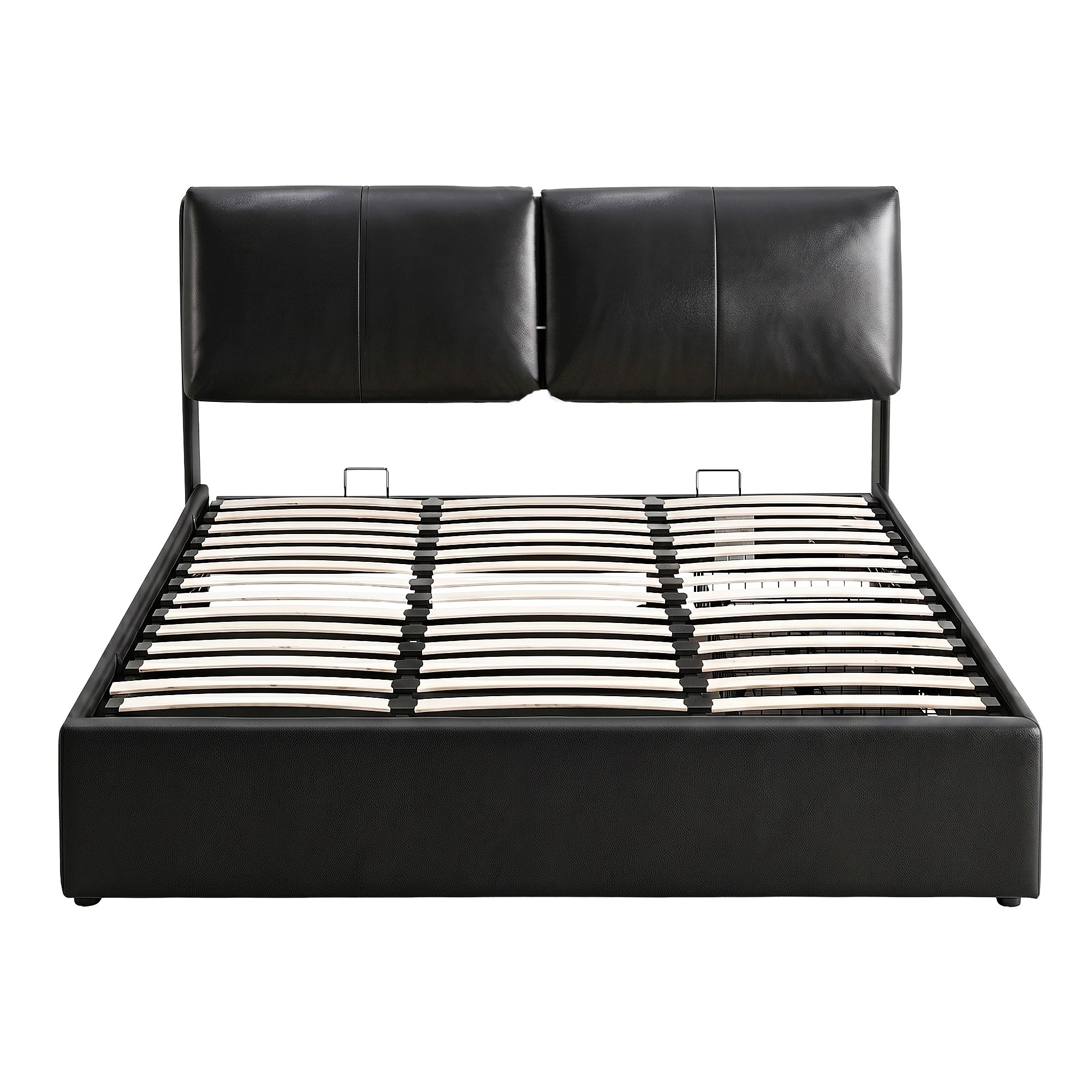 9 Artiss Queen Bed Frame Gas Lift Storage 3 Drawers Adjustable Headboard Platform Bed - Black, 9 of 9