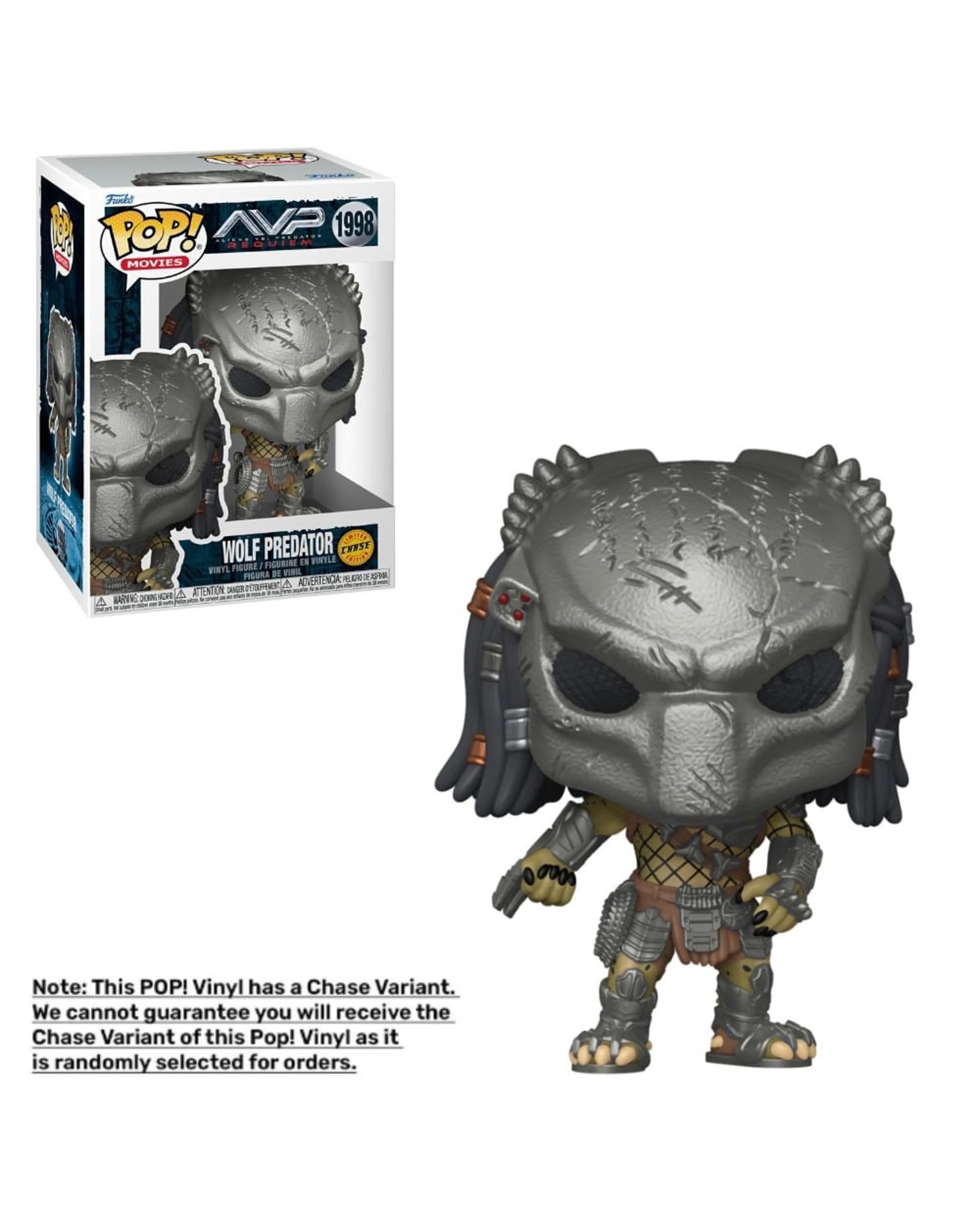 4 Alien Vs Predator Requiem Wolf Predator Funko POP! Vinyl, 4 of 6