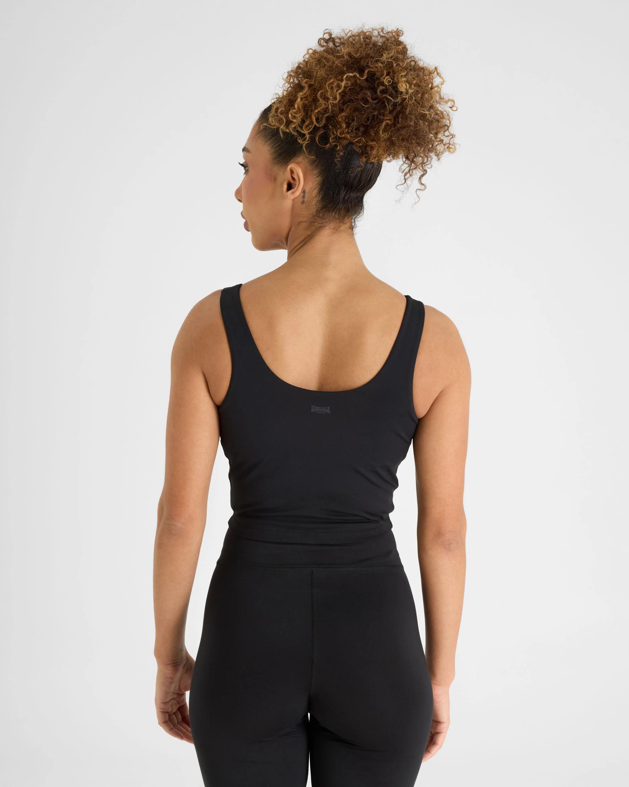 2 Lonsdale London Define Tank Top BLACK, 2 of 7
