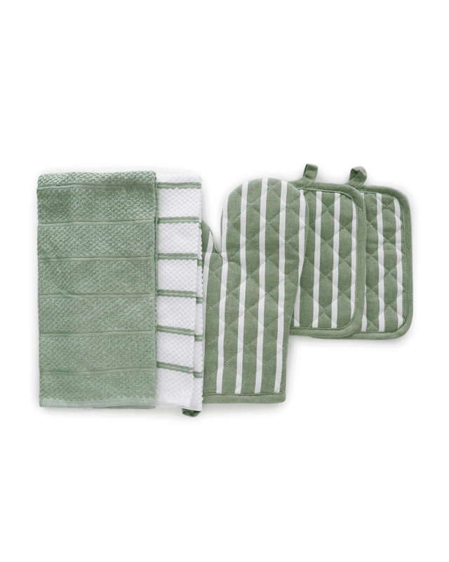 5 Piece Green Kitchen