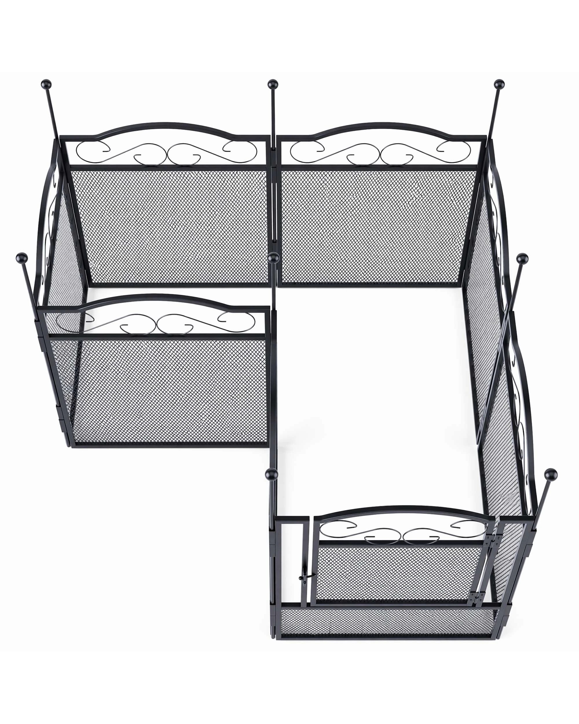8 Advwin 8 Panel Pet Playpen Heavy-duty Dog Cage Pet Fence Pet Enclosure Cage, 8 of 9