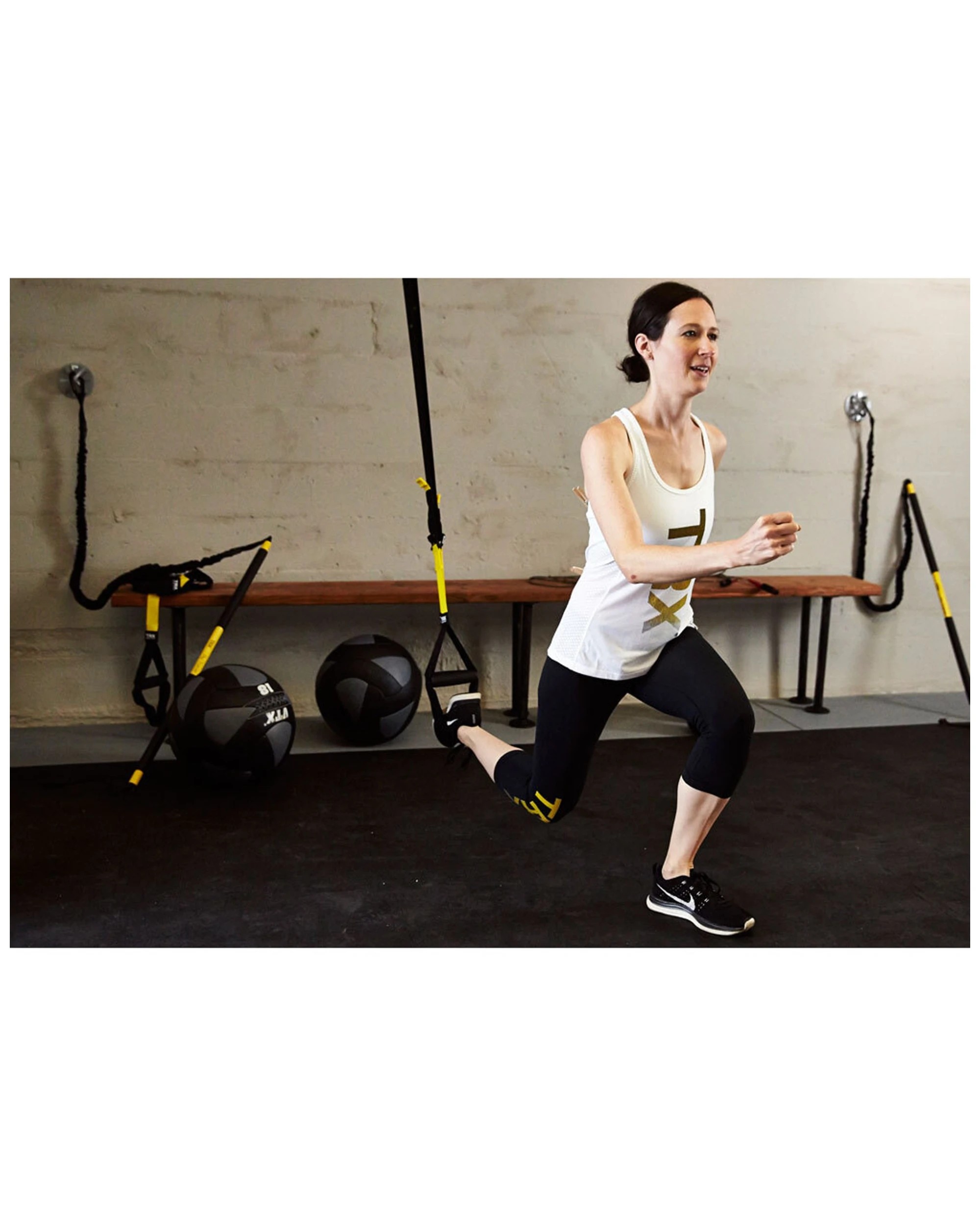 4 TRX Fit Suspension Trainer Kit With Door Anchor Straps Mesh Bag Poster - Multi, 4 of 5