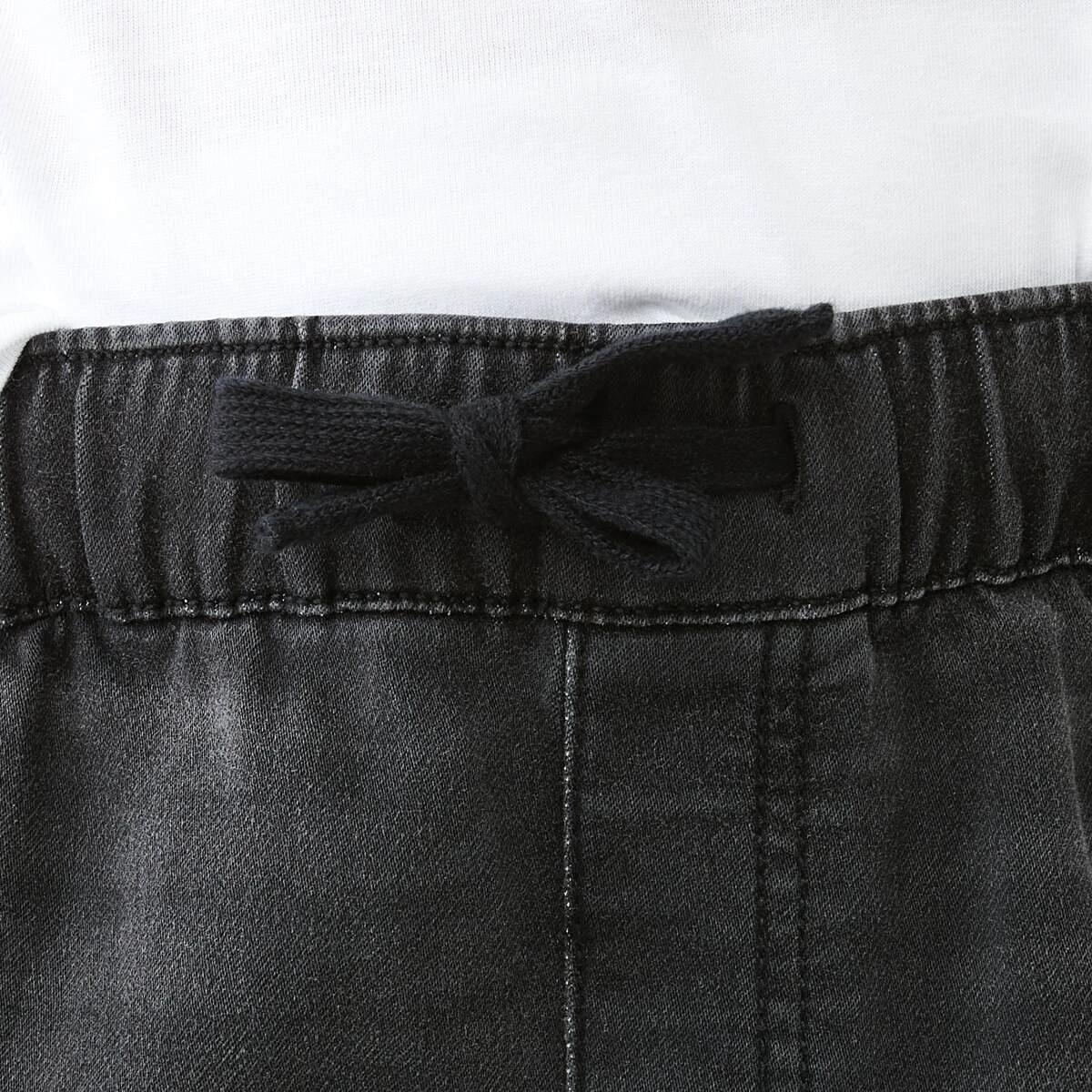 3 Denim Cargo Joggers Black Wash, 3 of 9