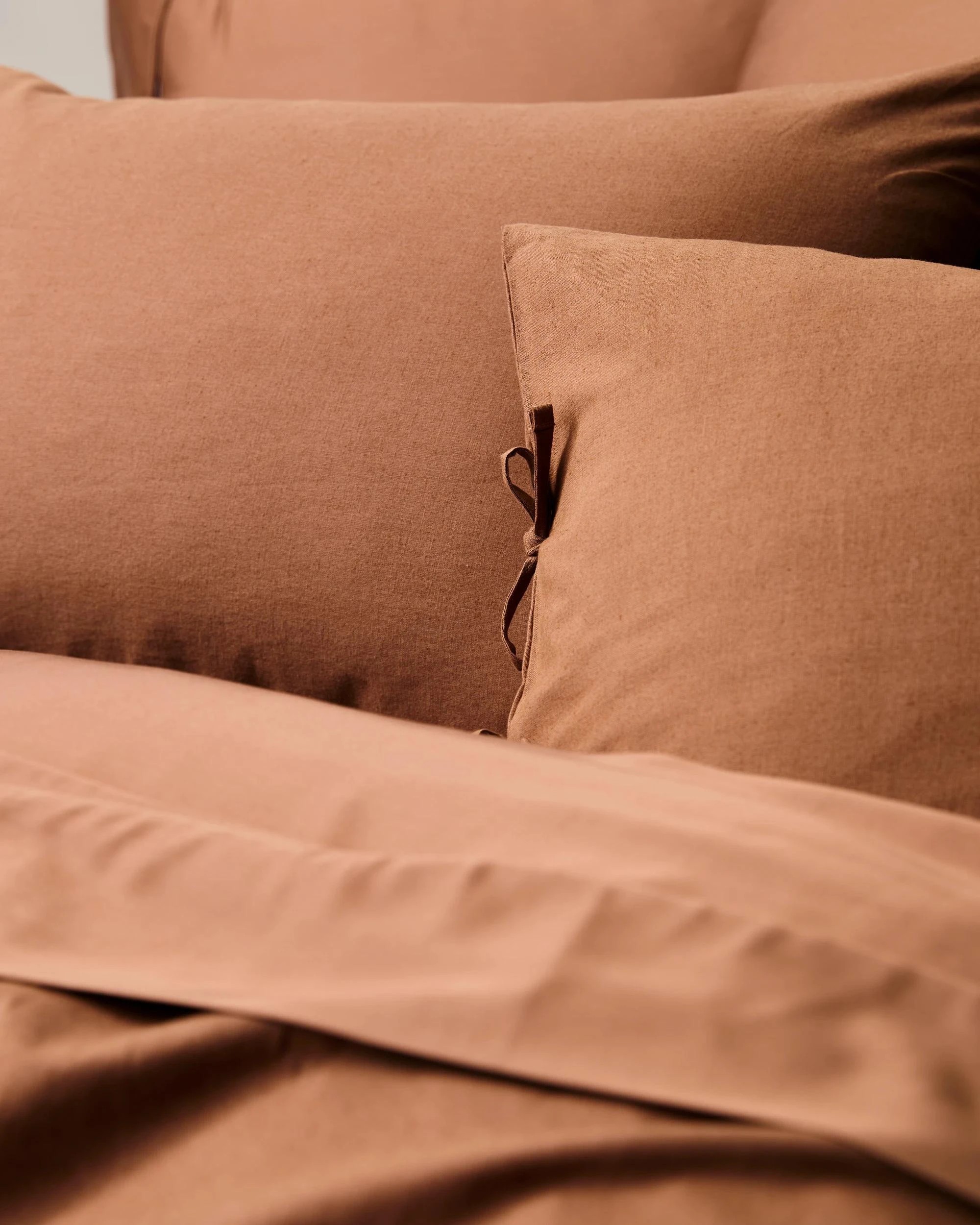 2 Target Laynie Linen/Cotton Quilt Cover Set - Queen Bed - Brown, 2 of 8