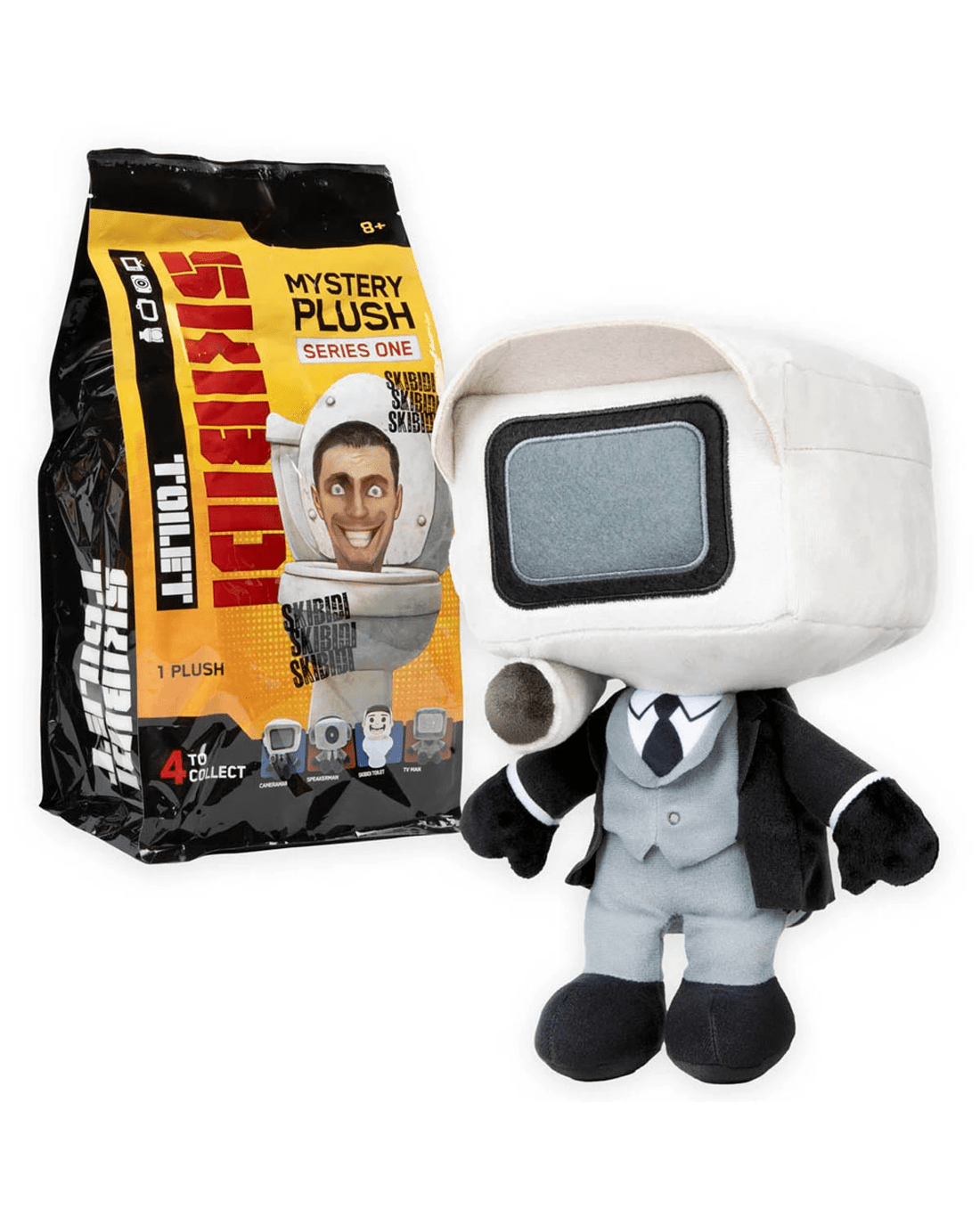 6 28cm Skibidi Toilet Mystery Plush Series One - Assorted, 6 of 7