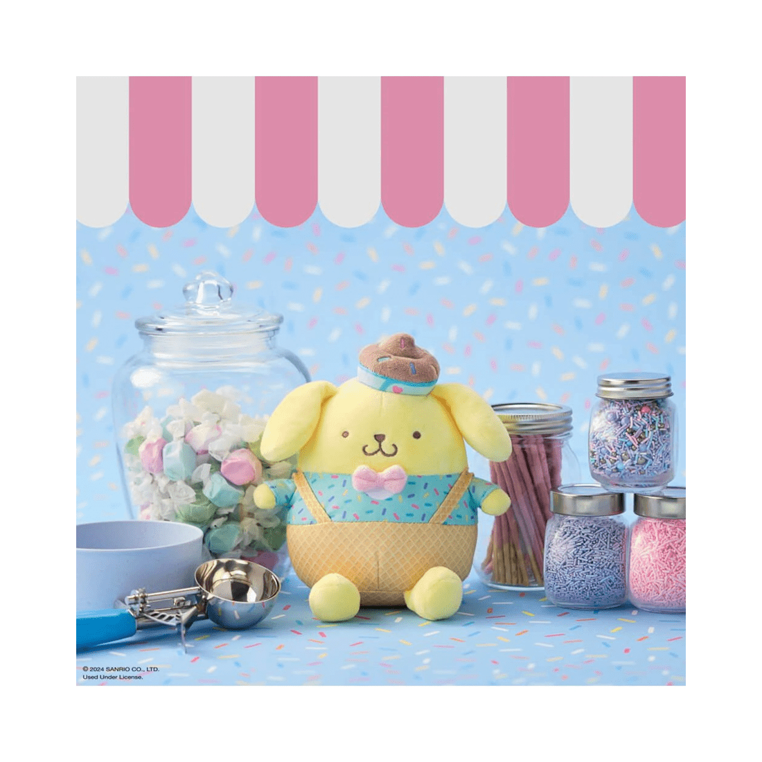 2 Gund Sanrio Pompompurin Confectioner Small 16cm Plush, 2 of 3