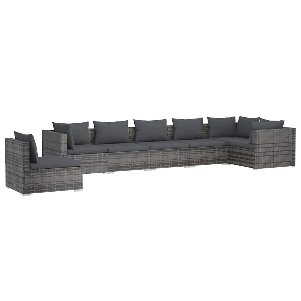 vidaXL Garden lounge set Modular - Grey - Kmart