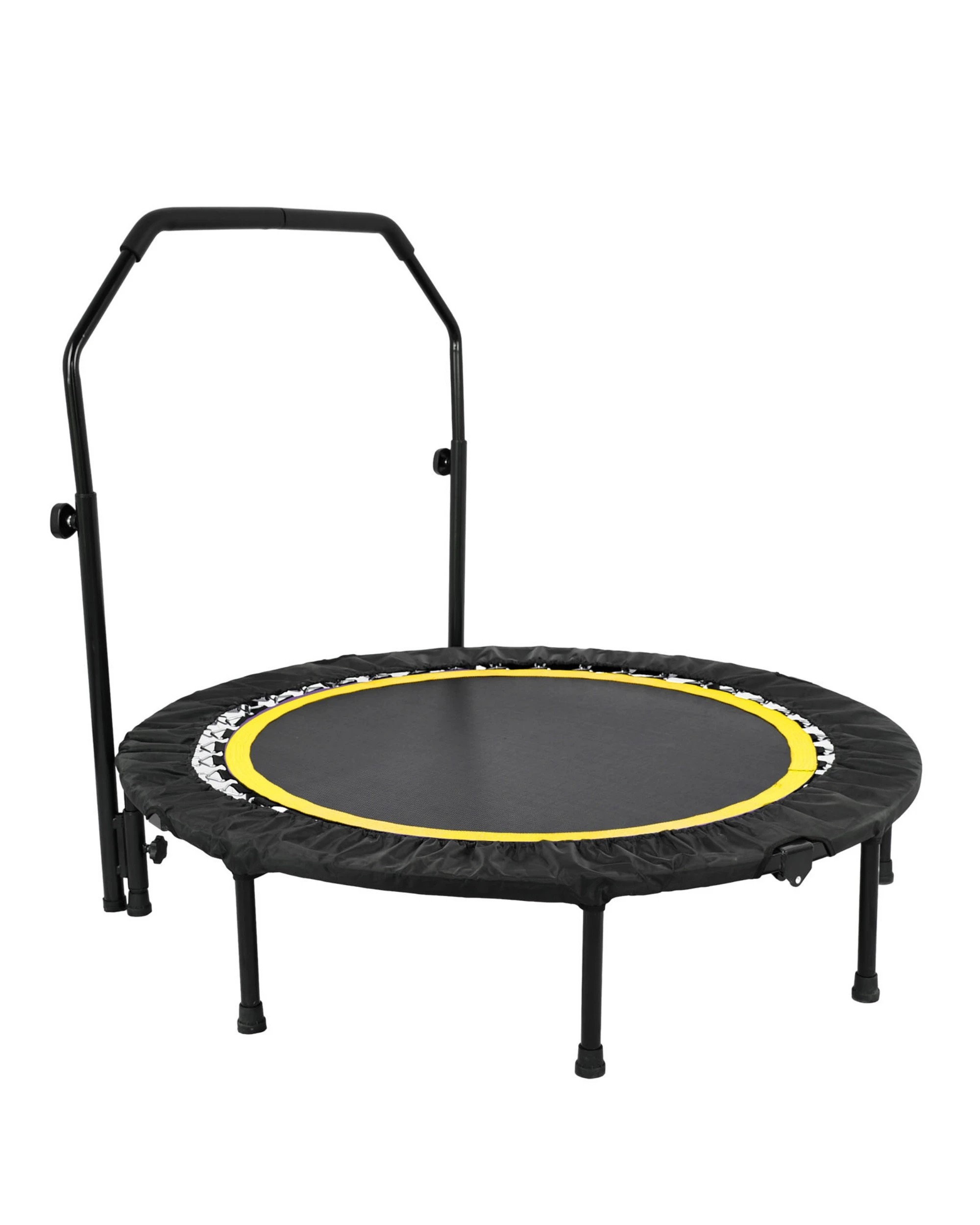 1 Advwin 48" Mini Trampoline Rebounder Max Load 200KG Yellow, 1 of 7