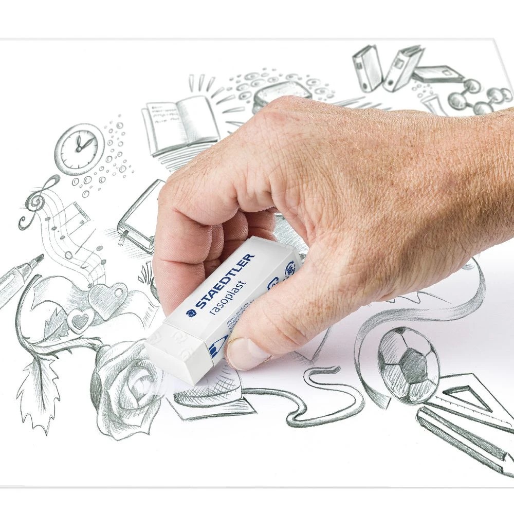 3 Staedtler Rasoplast Eraser 2 Pack, 3 of 5