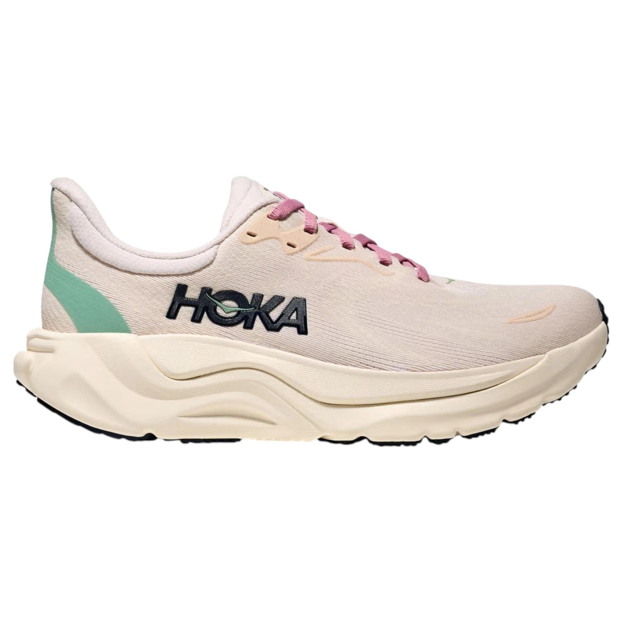 3 Hoka Womens Arahi 8 Athletic Running Shoes ROSE CREAM, 3 of 7