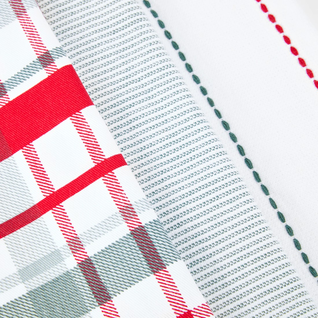 2 3 Pack Plaid Tea Towels, 2 of 6