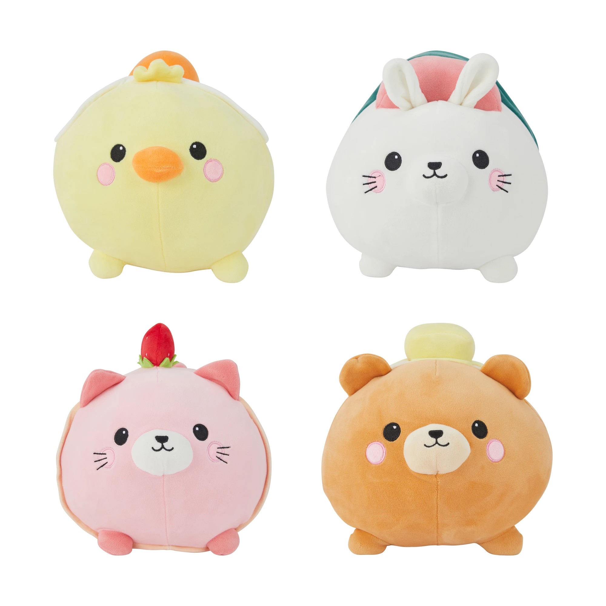 2 Laying Food Cushy Plush Toy - Assorted, 2 of 4