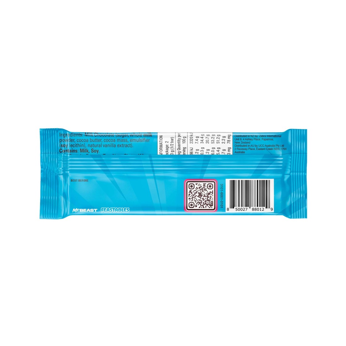 2 Mr Beast Feastables Milk Chocolate Bar 60g, 2 of 7