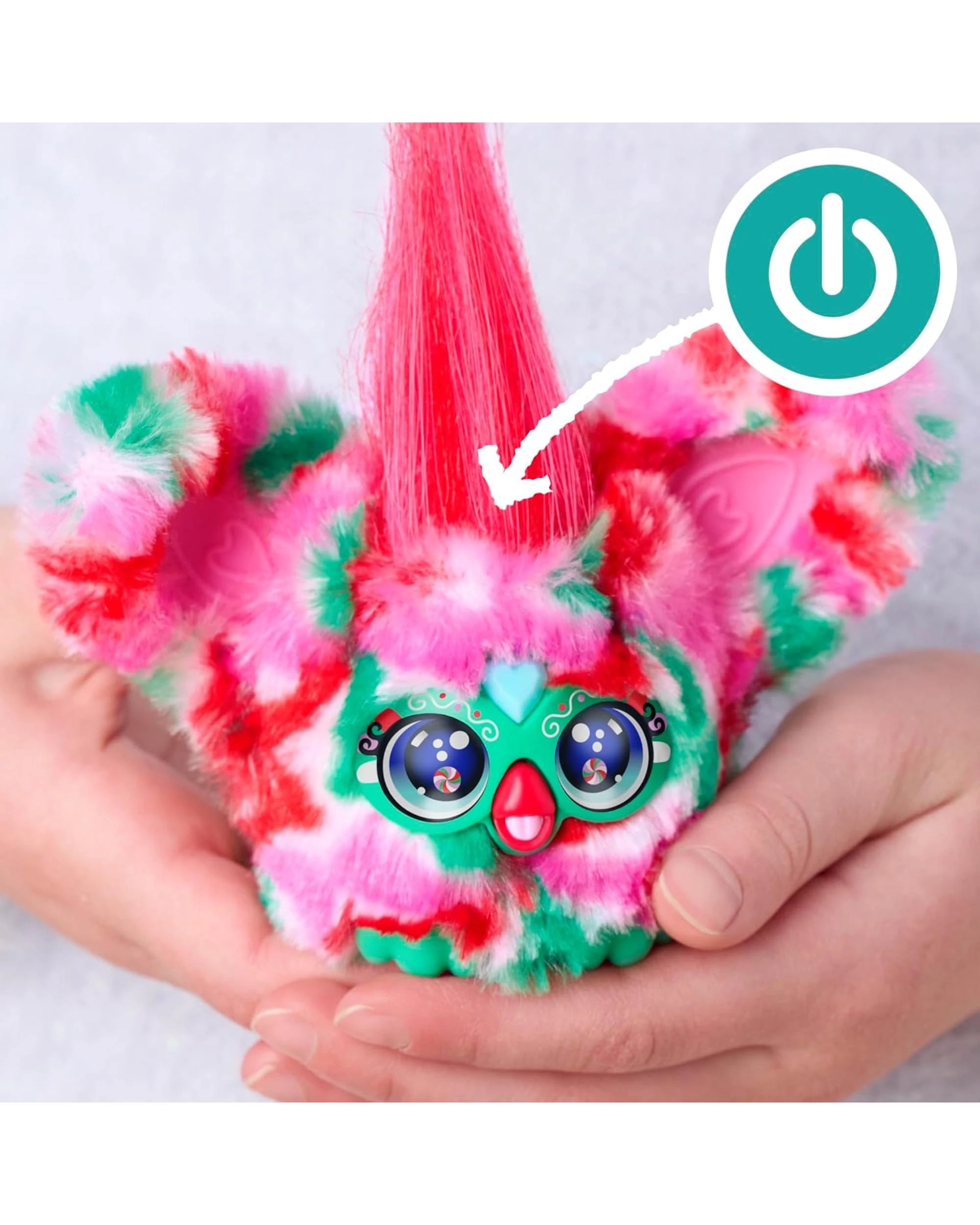4 Furby Furblets Pep-Mint Christmas Furblet, 4 of 8