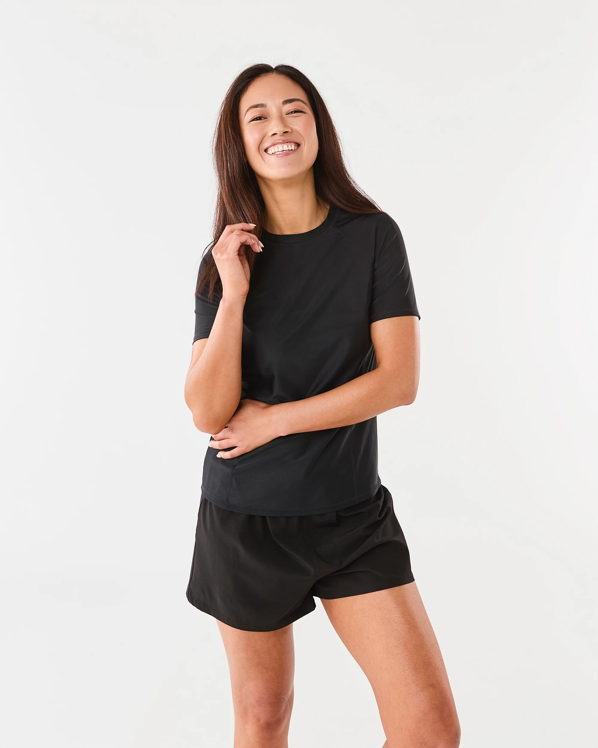 7 Short Sleeve Rash Vest Black, 7 of 7