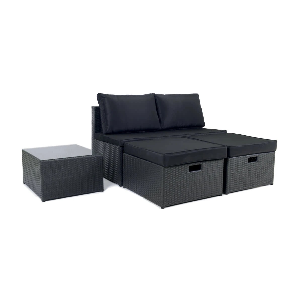 3 Rimini 4 Piece Modular Lounger, 3 of 6