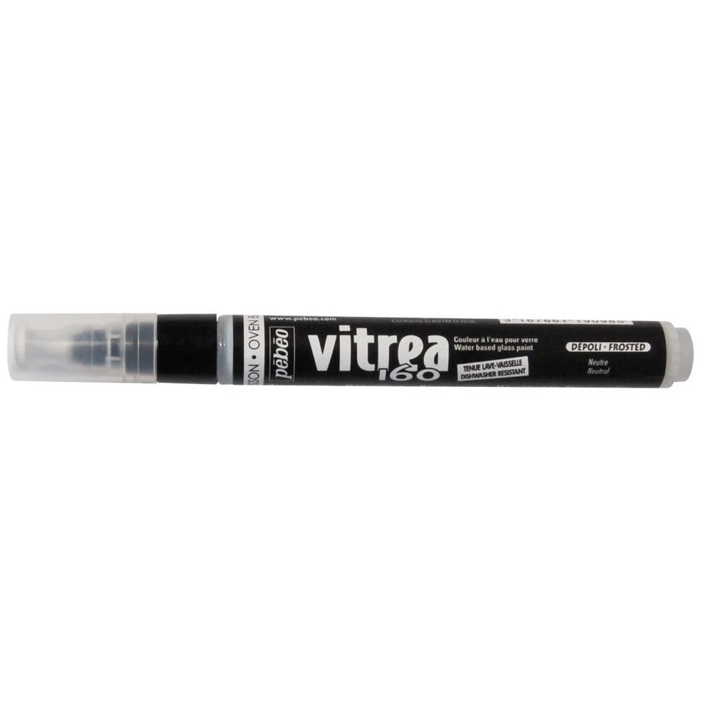 1 Pebeo Vitrea 160 Frosted Glass Paint Marker Neutral, 1 of 2