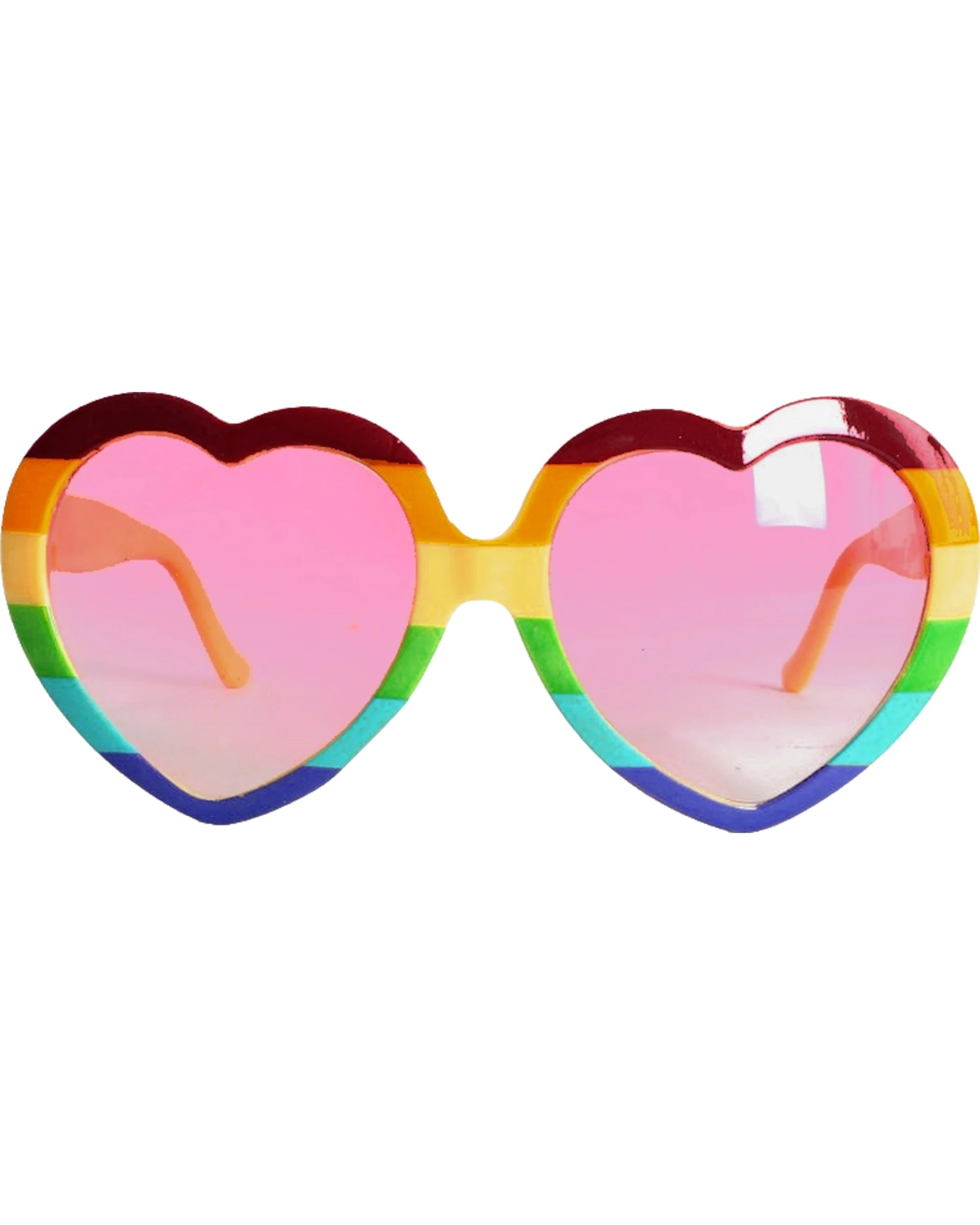 1 Party Planet Rainbow Heart Party Glasses - Multi, 1 of 3