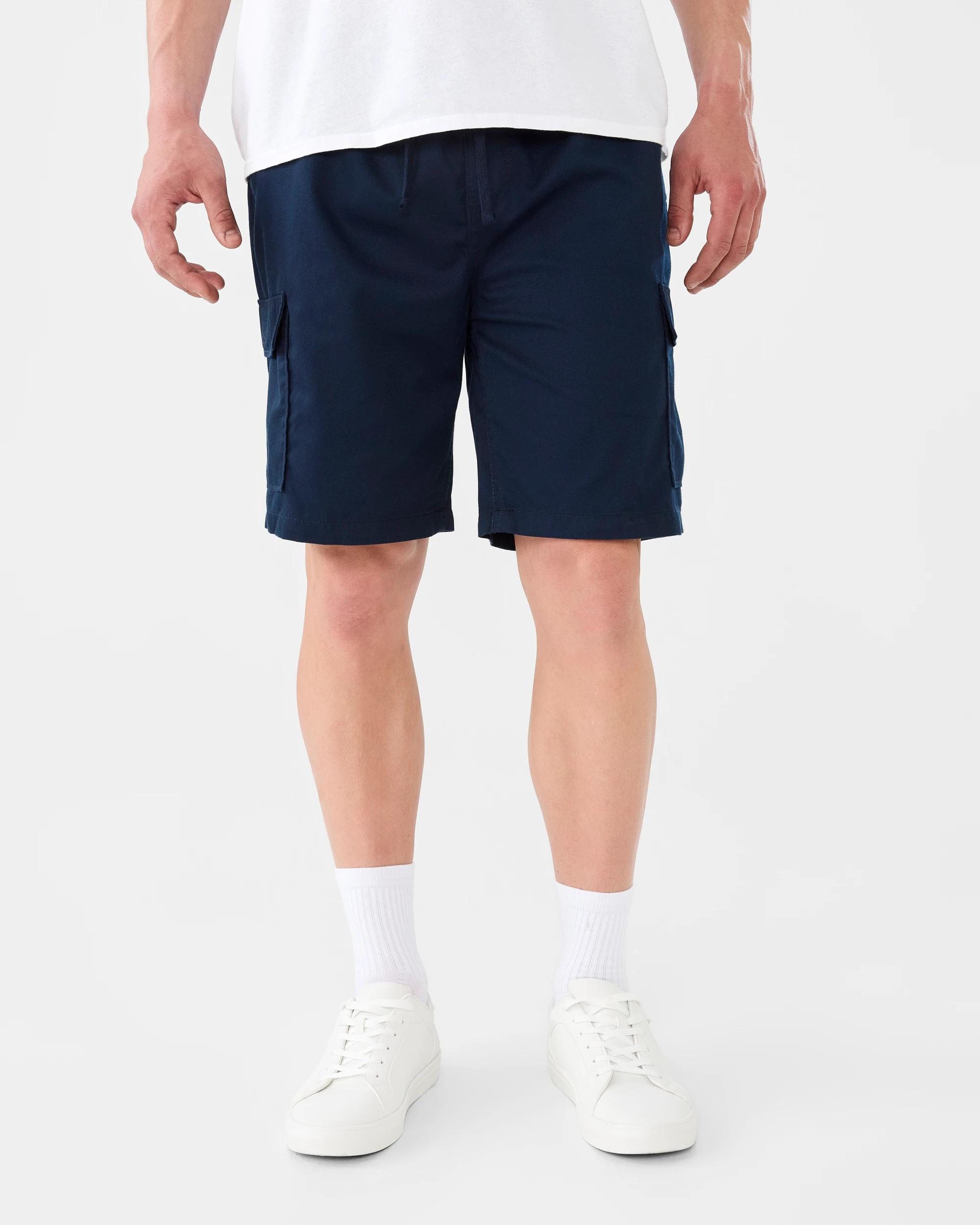 7 Elastic Waist Cargo Shorts Sky Cptn, 7 of 7