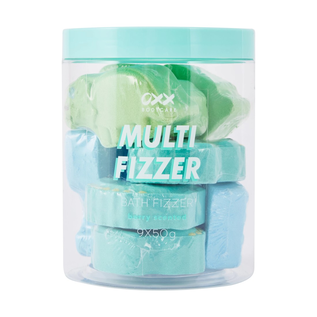 1 OXX Bodycare 9 Pack Multi Bath Fizzer - Berry Scented, 1 of 4