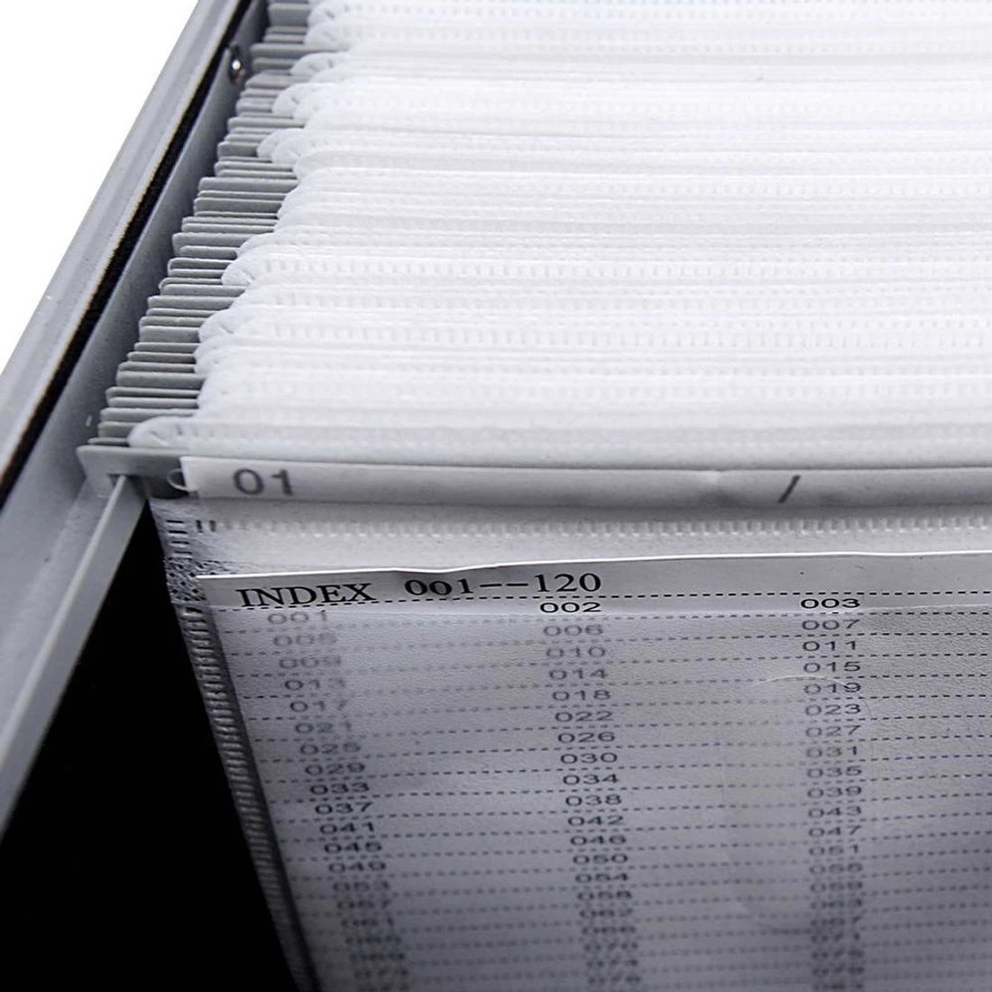 8 Embellir CD Case DVD Cases Wallet Storage Box Holder 500 Discs Aluminium Folders - Silver, 8 of 8