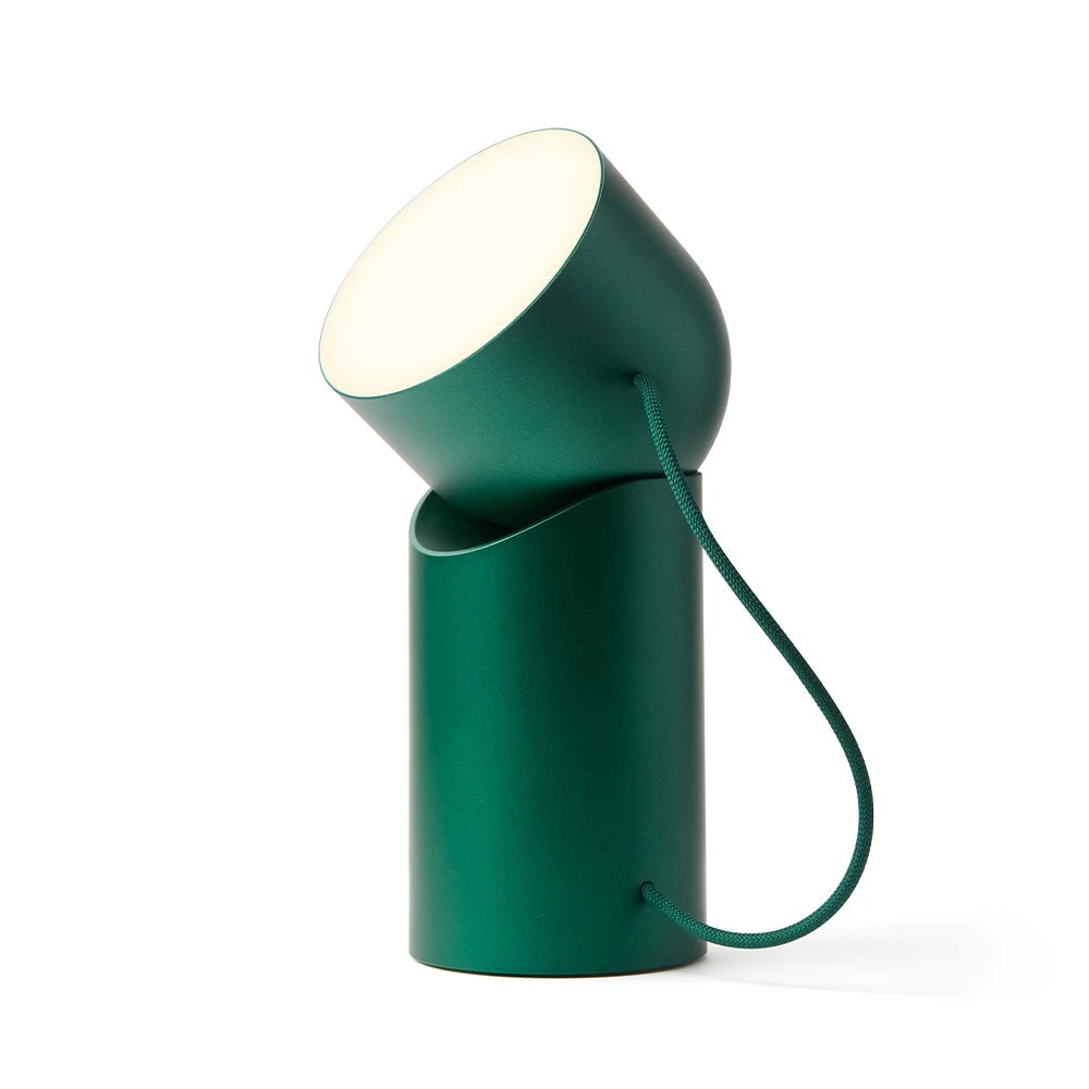 1 Lexon Orbe Portable Led Lamp With Moving Head - Green - Green, 1 of 7