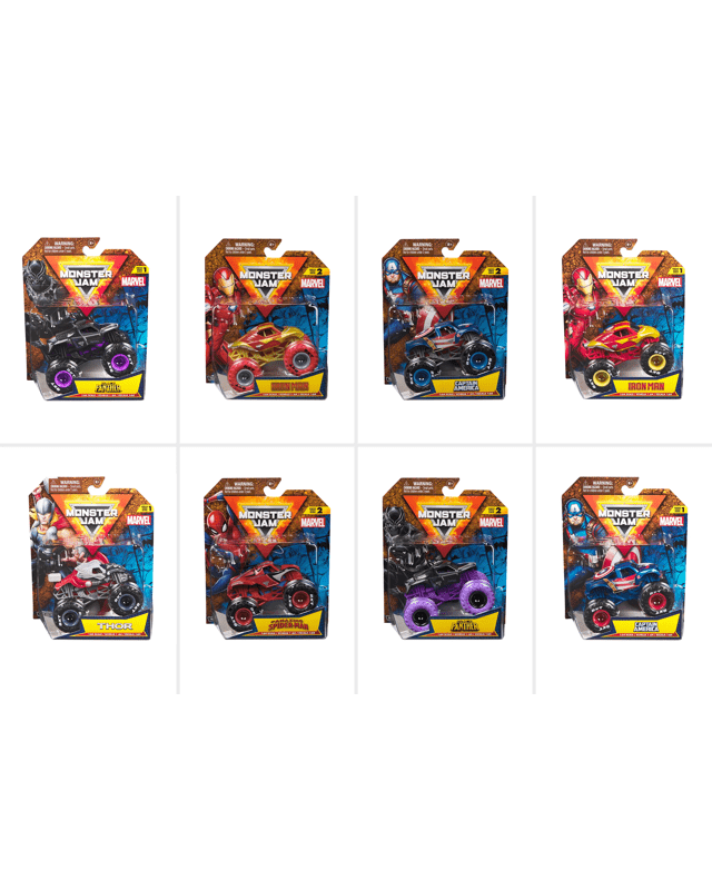 Monster Jam Marvel 1:64 Scale Truck - Asso