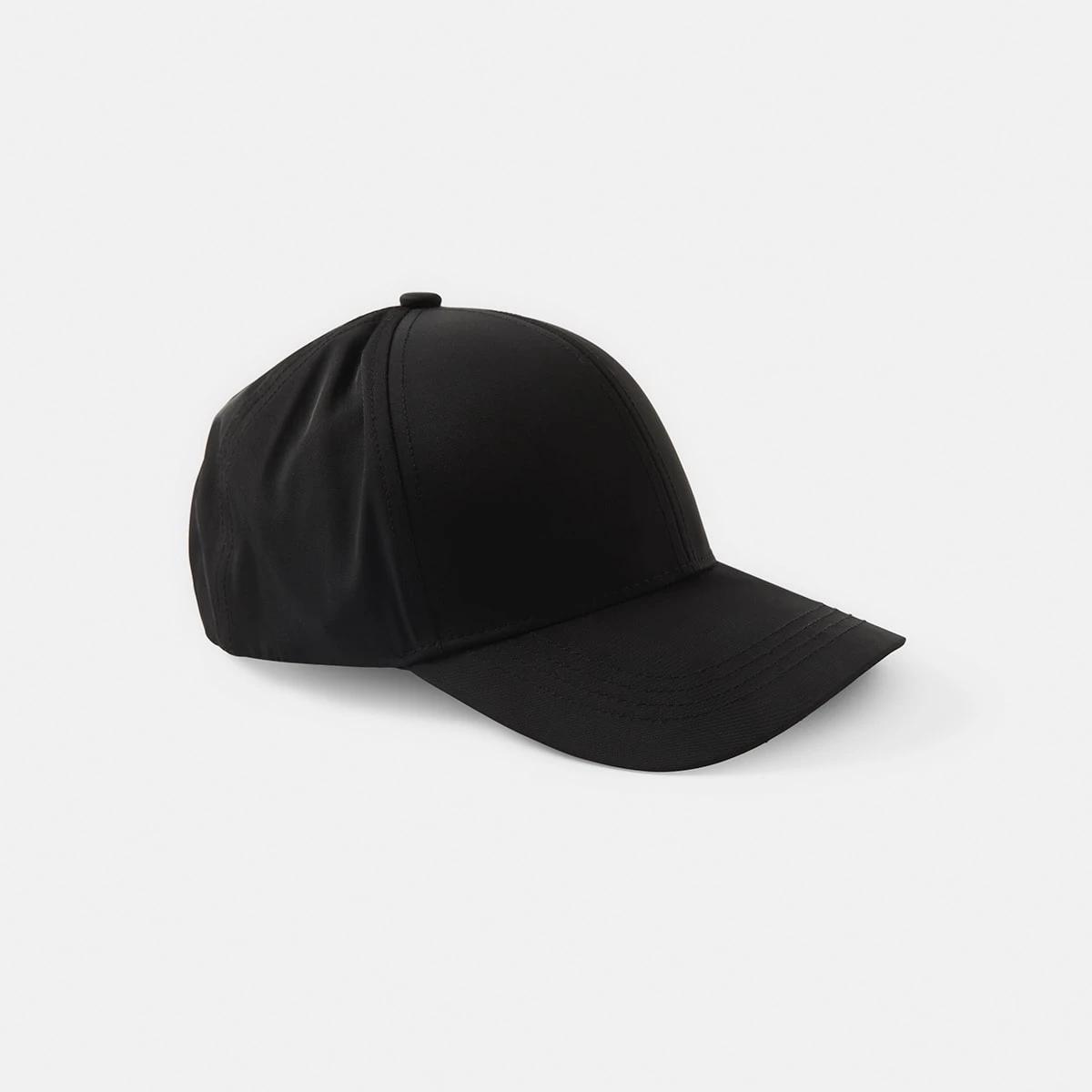 1 Sateen Cap BLACK, 1 of 5