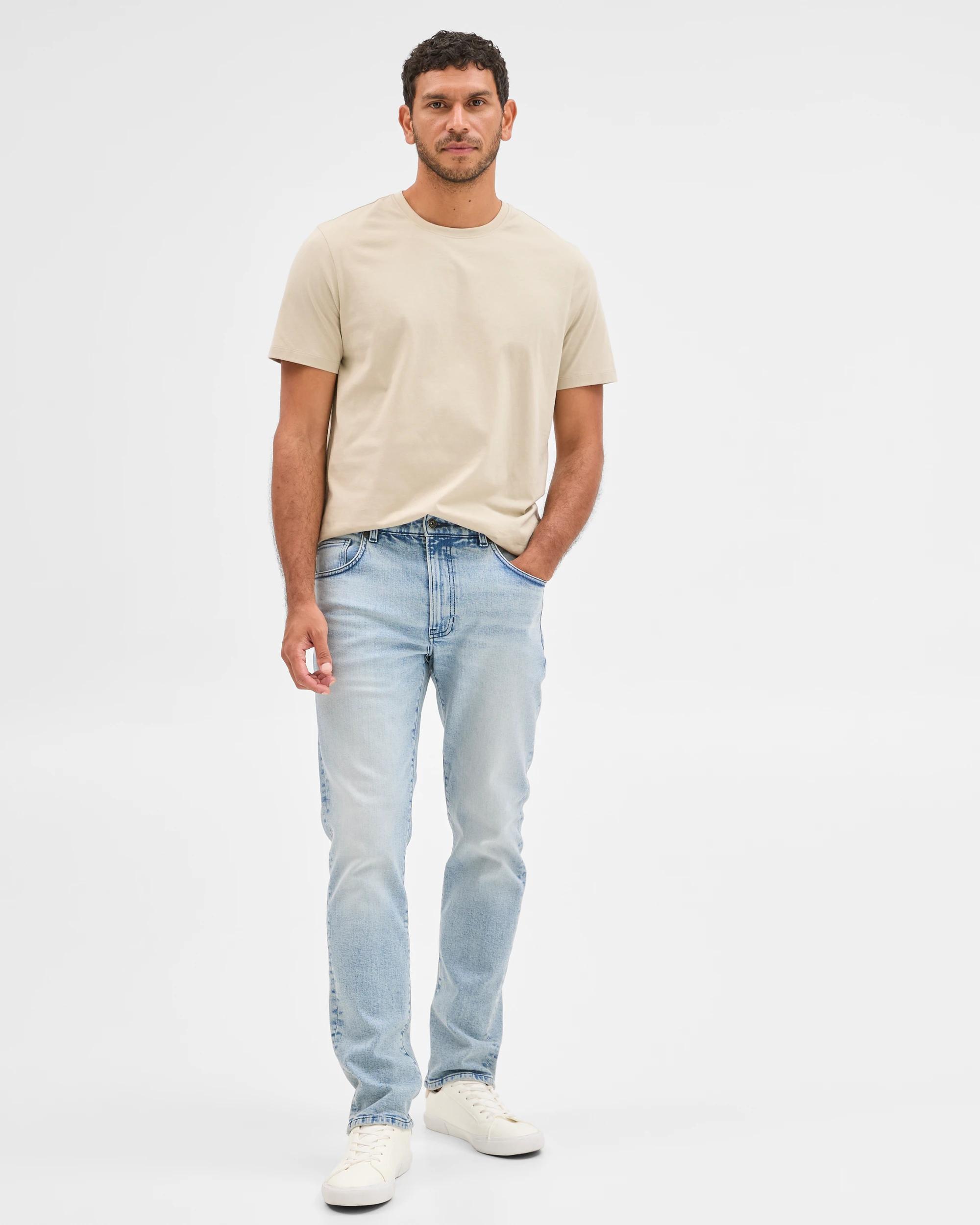 2 Target Denim Straight Fit Denim Jeans LIGHT WASH, 2 of 6