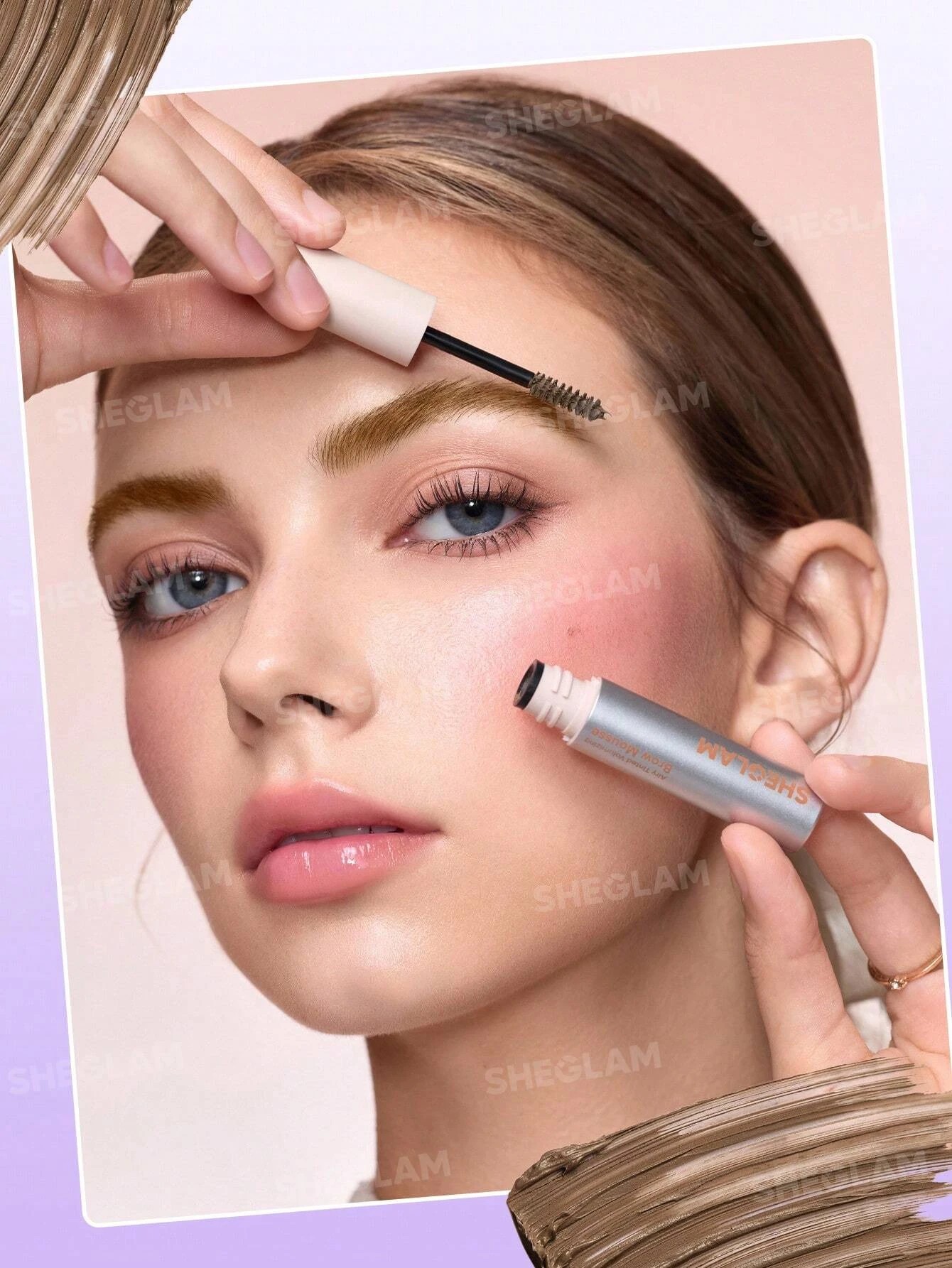2 SHEGLAM Airy Tinted Volumizing Brow Mousse - Taupe, 2 of 5