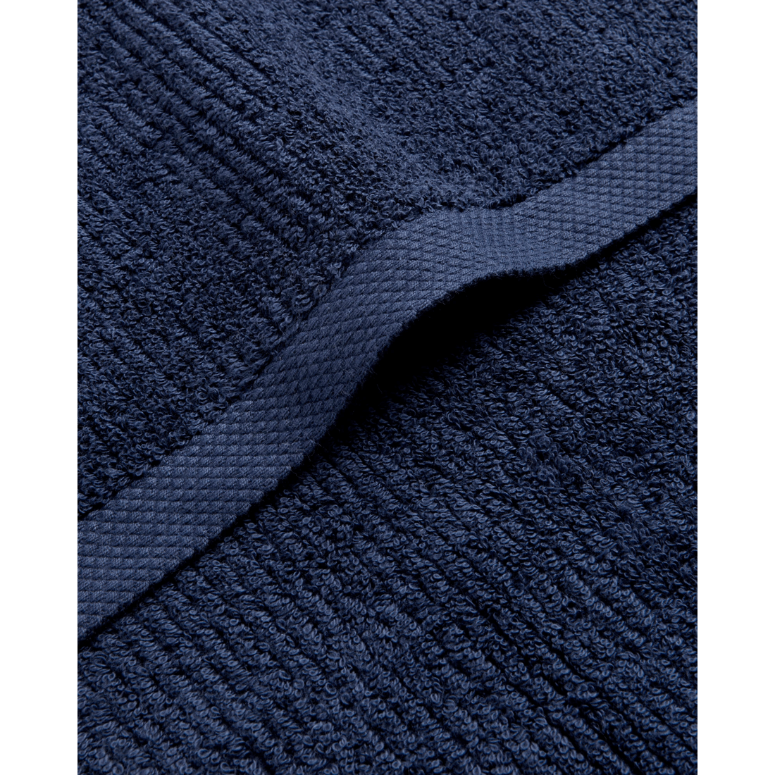 2 Target Australian Cotton Ribbed Hand Towel - Piper
 - Blue, 2 of 3