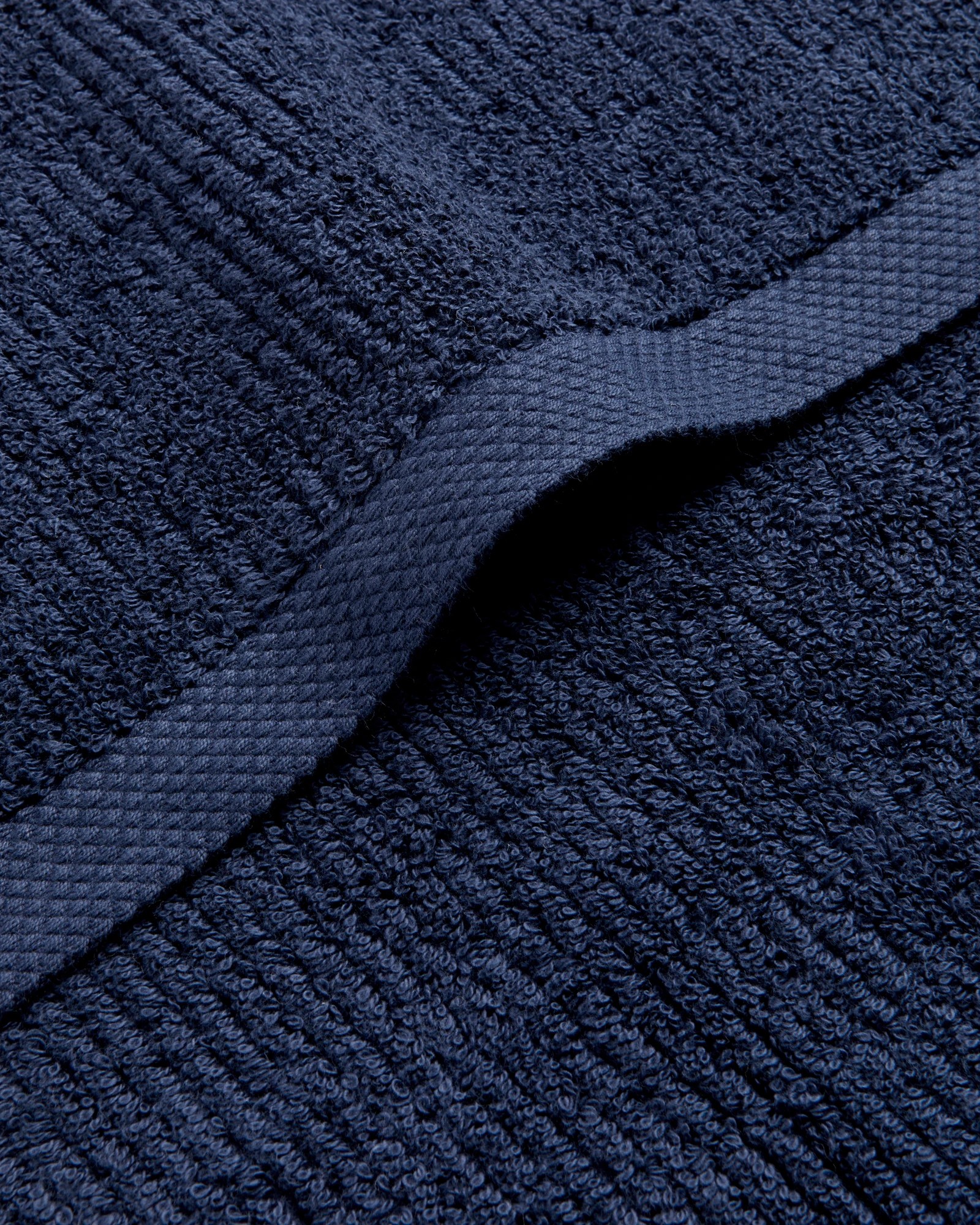 2 Target Australian Cotton Ribbed Hand Towel - Piper
 - Blue, 2 of 3