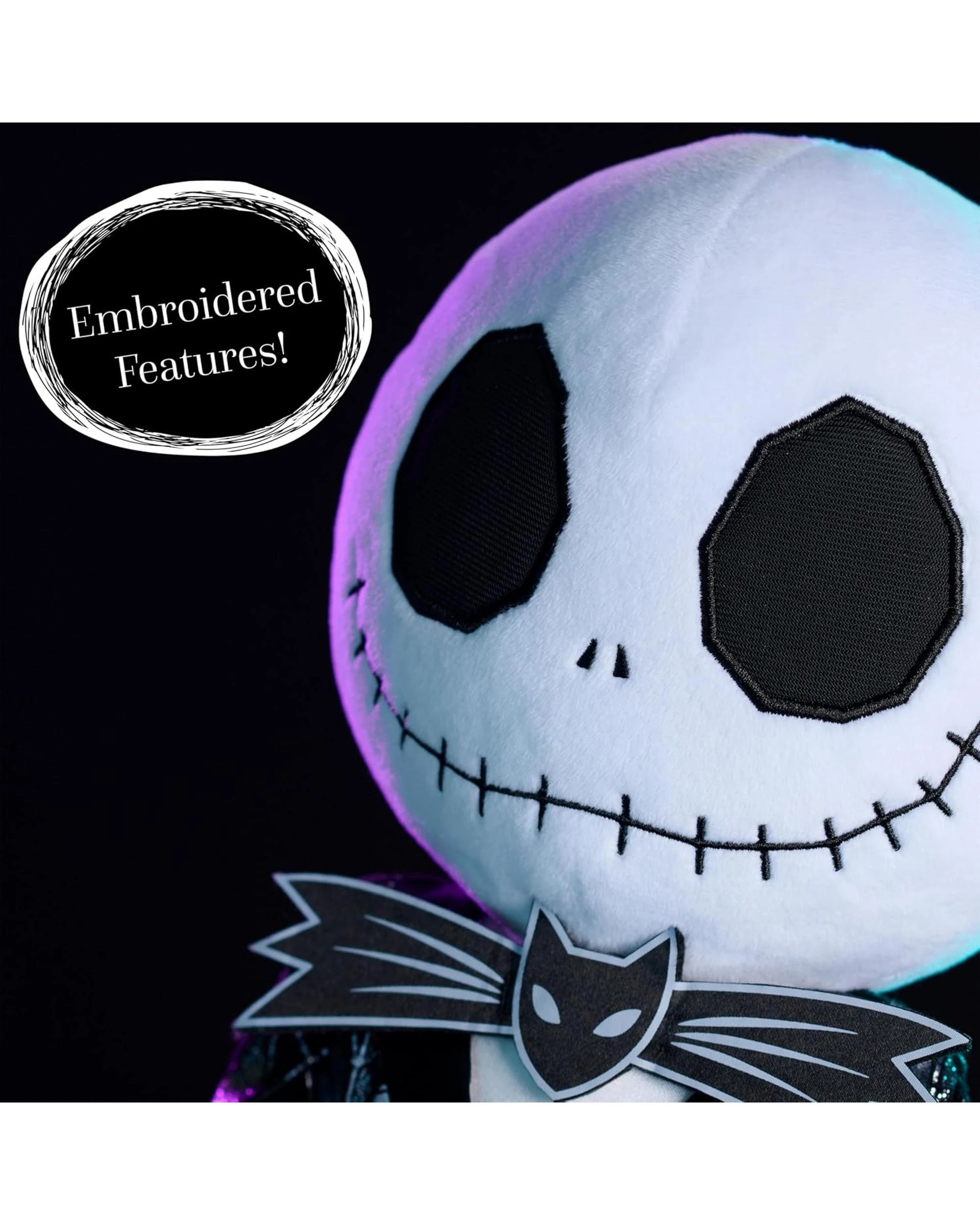 4 The Nightmare Before Christmas Jack Skellington Large Plush - Faceted Suit, 4 of 5