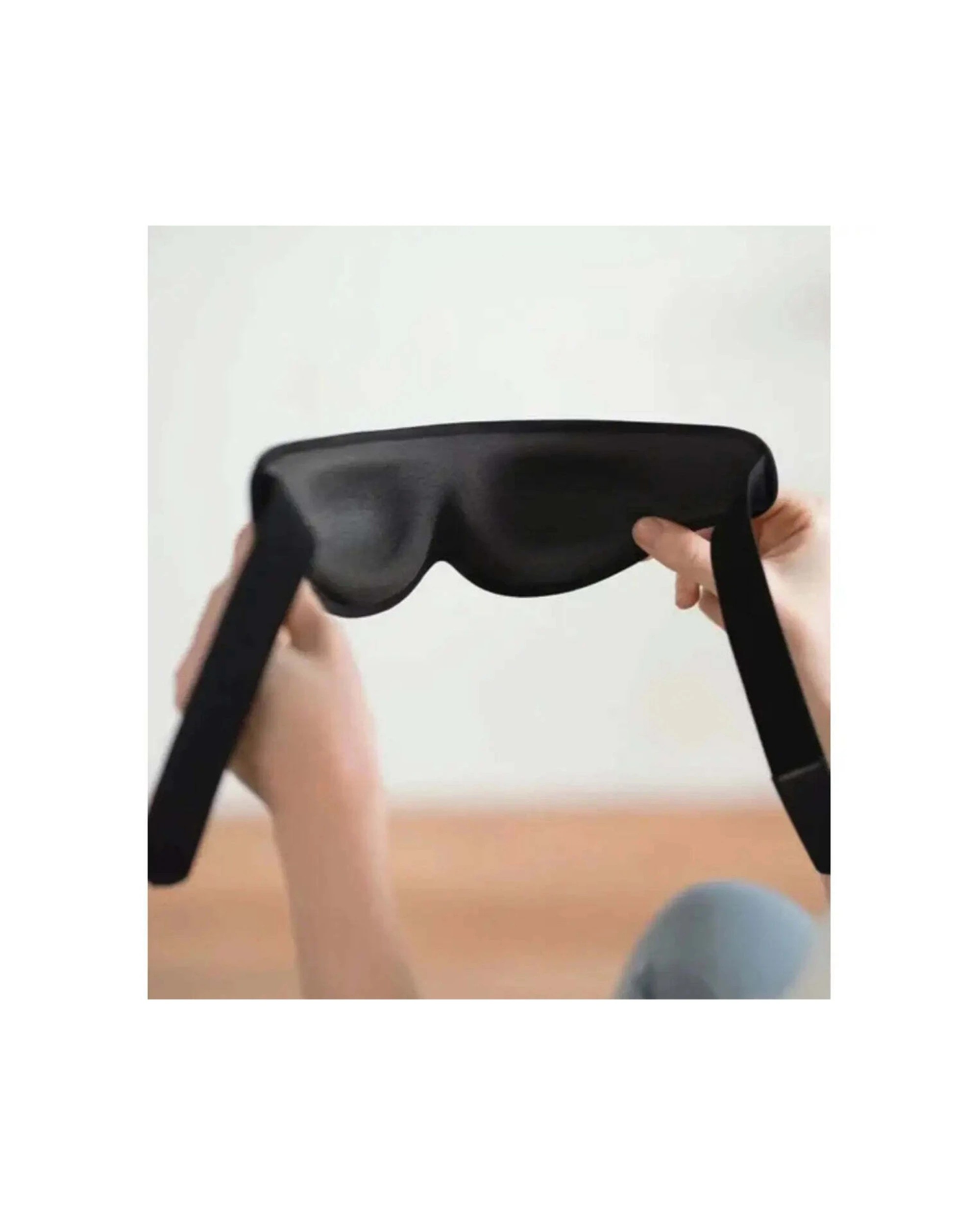 3 Ostrich Pillow Eye Mask Eclipse Ergonomic 3D Design 100 Percent Blackout Sleep Aid - Black, 3 of 4