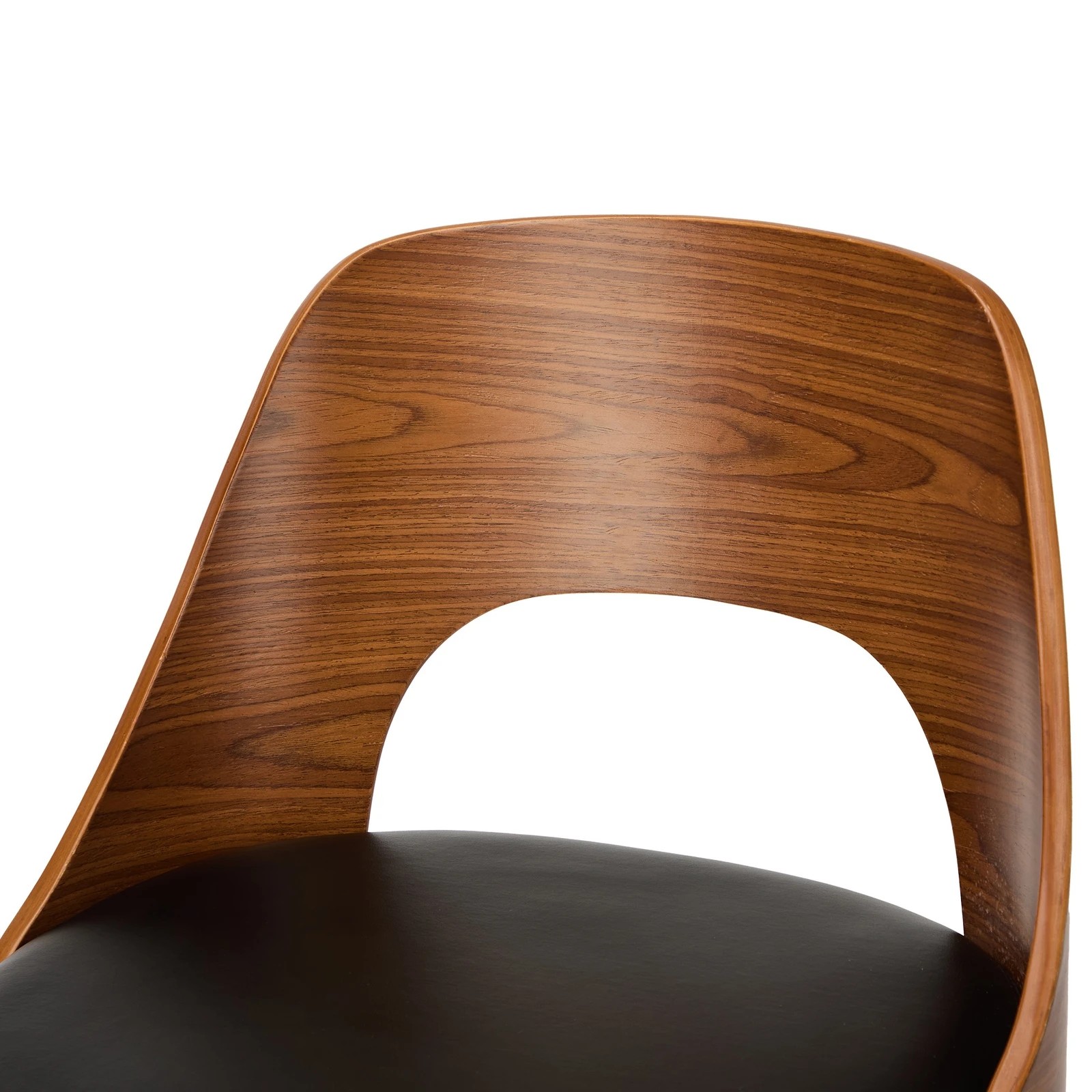 8 Oikiture 2x Bar Stools Swivel Counter Stool Kitchen Gas Lift Chairs - Black, 8 of 9