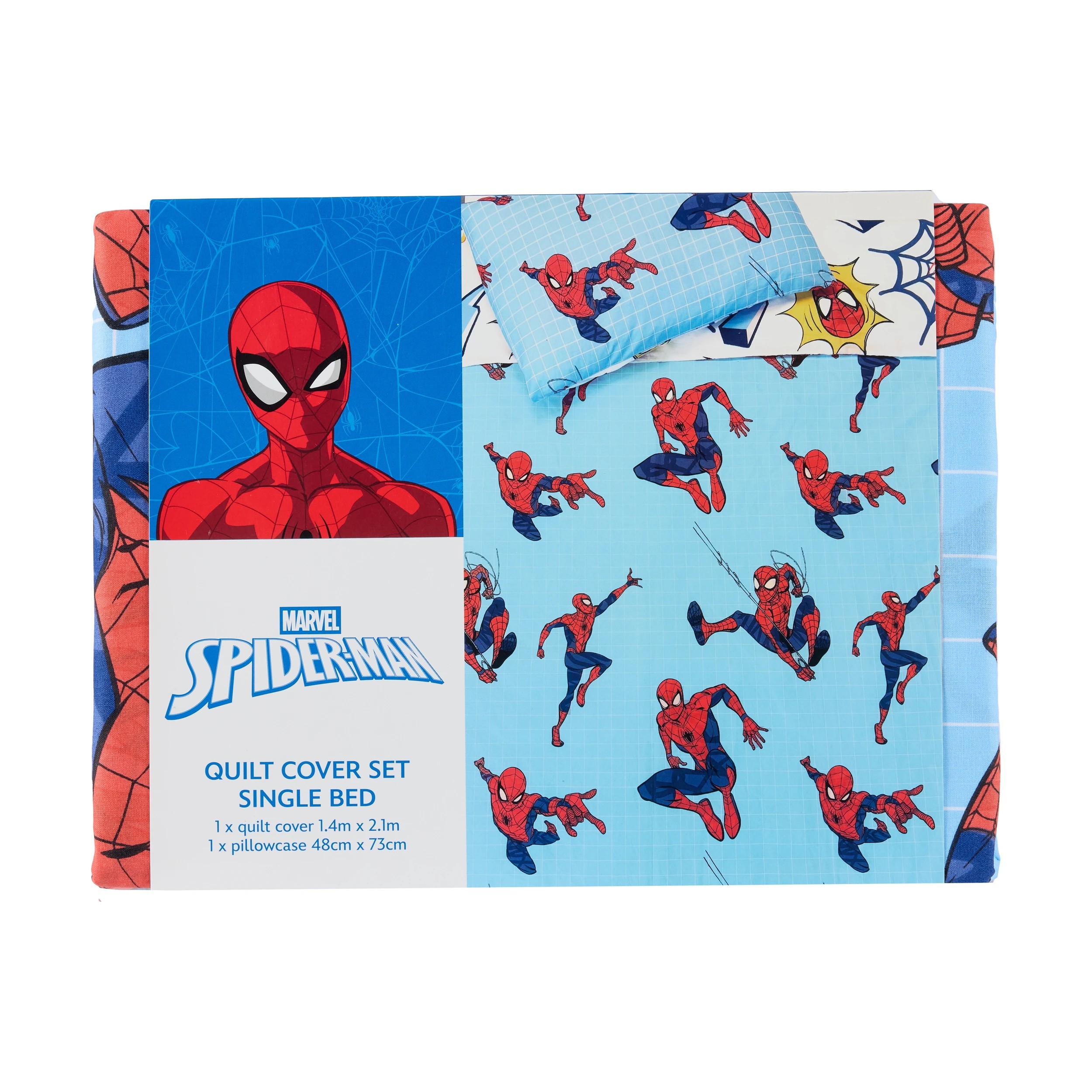 8 Marvel Spiderman Cotton Quilt Cover Set - Single Bed, 8 of 9