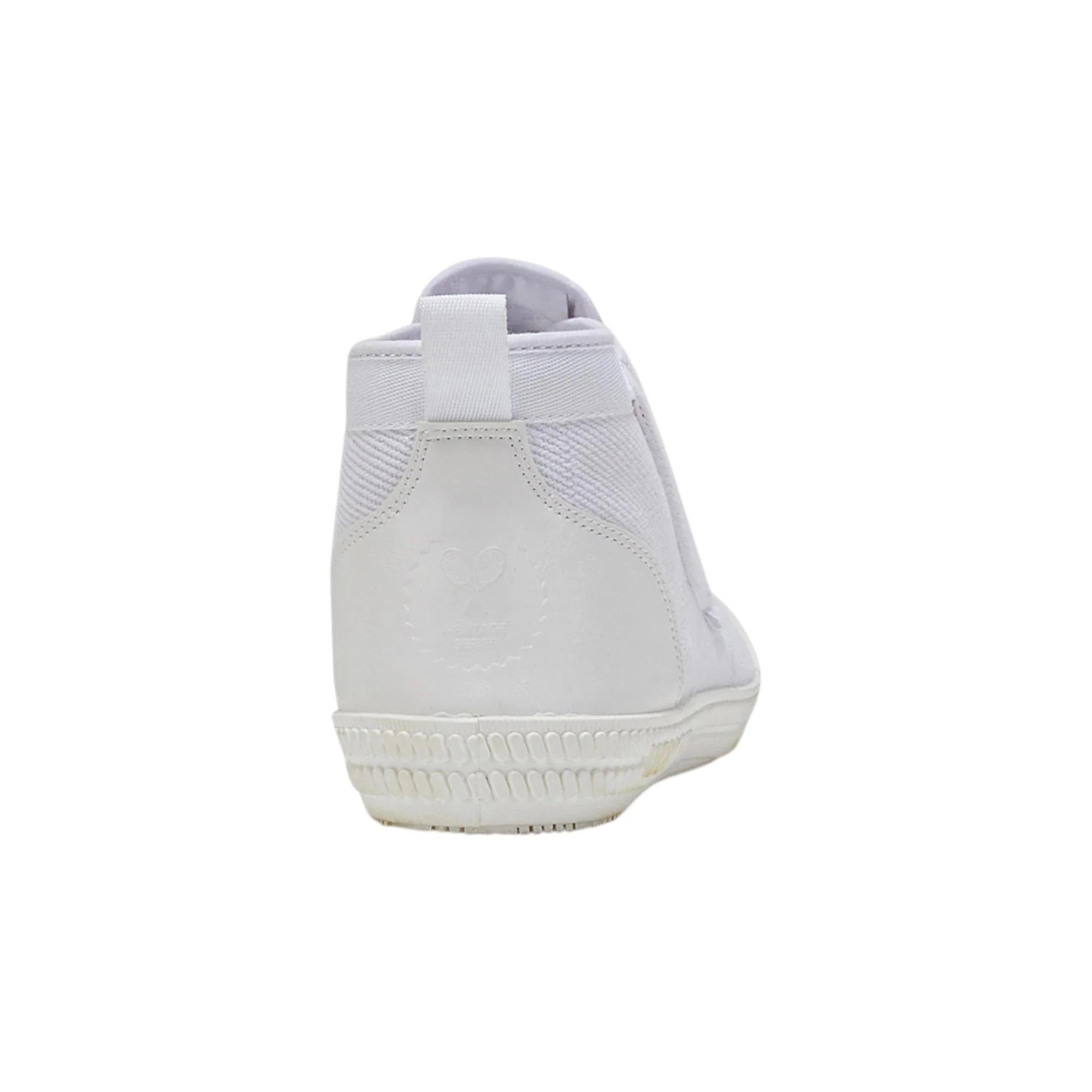 6 Volley Mens Heritage High Top Casual Shoes WHITE, 6 of 7