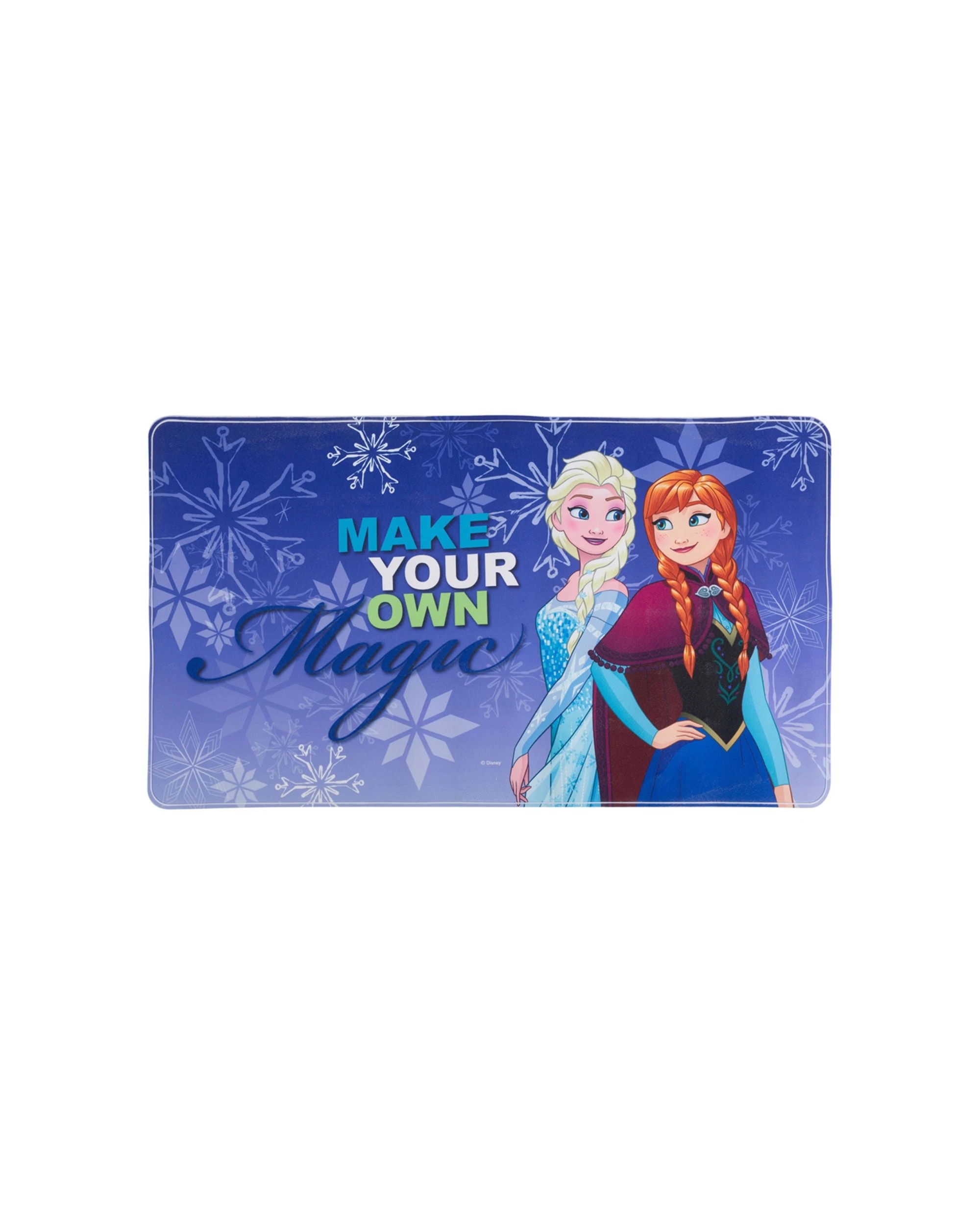 1 Frozen Kids Non-slip Tpe Bath Mat Rectangle 12m Plus Bathroom Rug - Durable Polyester Laminate Surface
 - Multi, 1 of 3