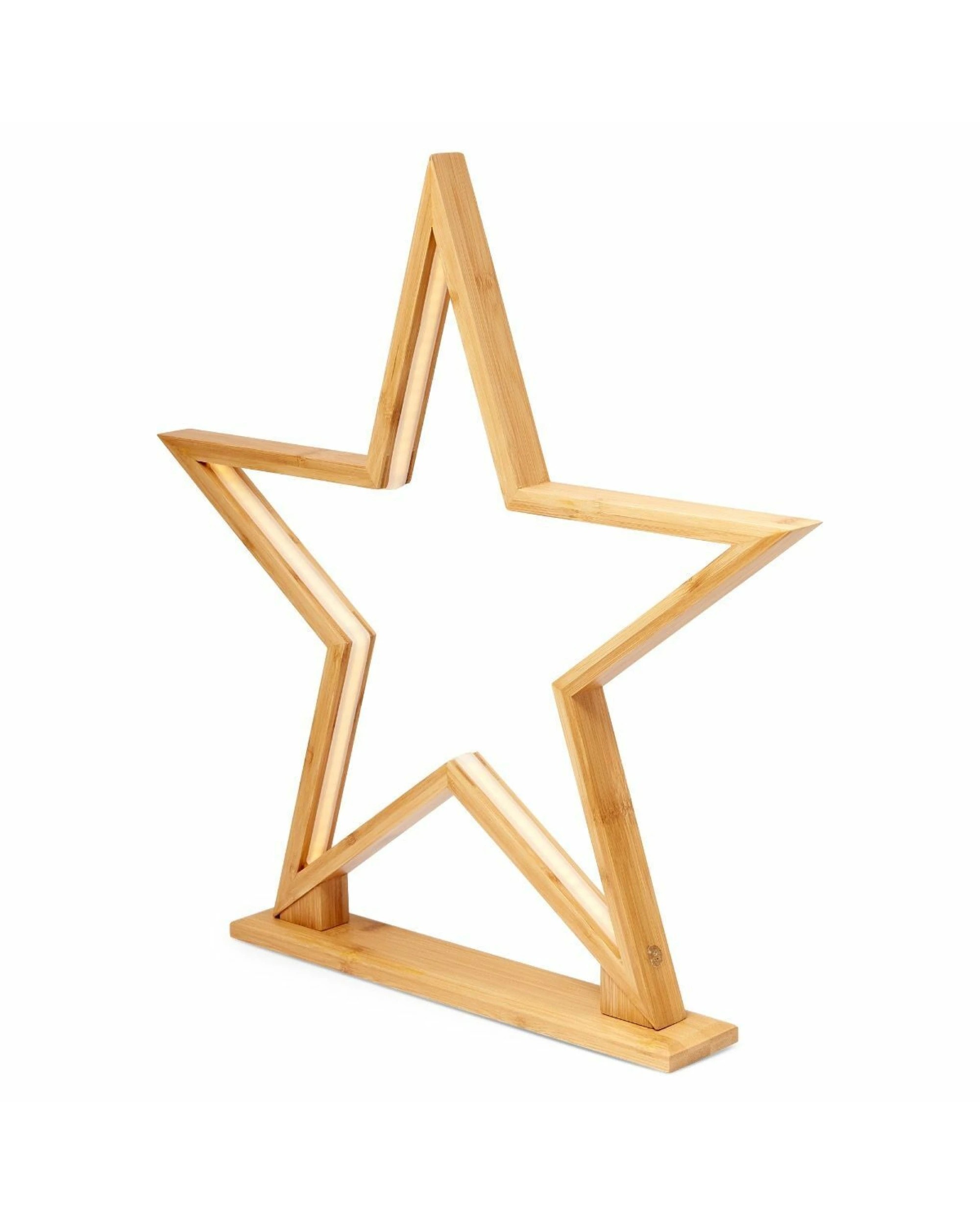 2 BR Home Bamboo Star LED Table Lamp - Modern Design, 52cm Height, 2 of 6