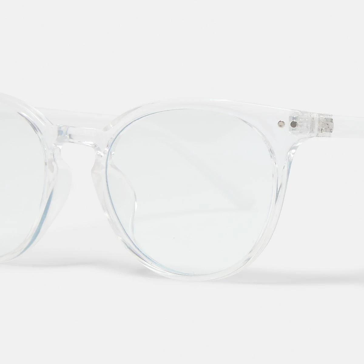 4 Round Blue Light Glasses Clear, 4 of 6