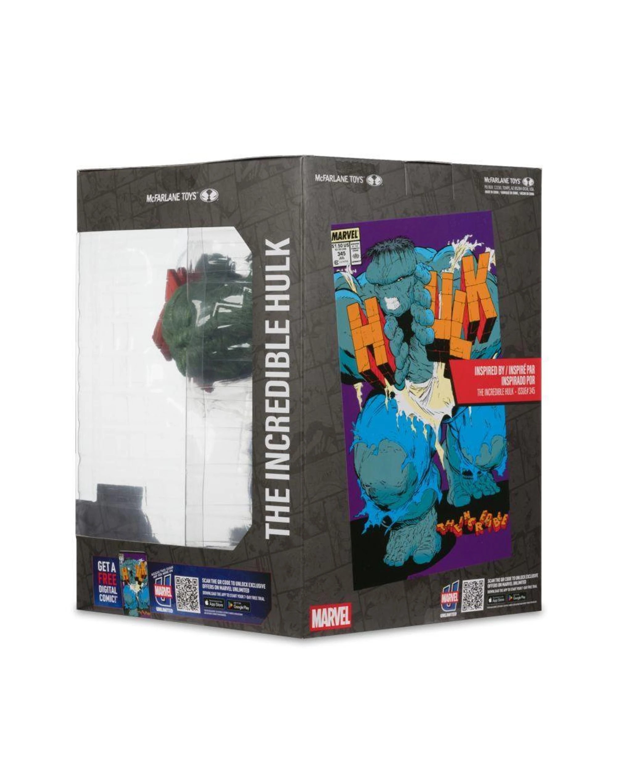 8 McFarlane Marvel Collection The Incredible Hulk #345 Hulk Gold Label 1:6 Scale Figure, 8 of 9