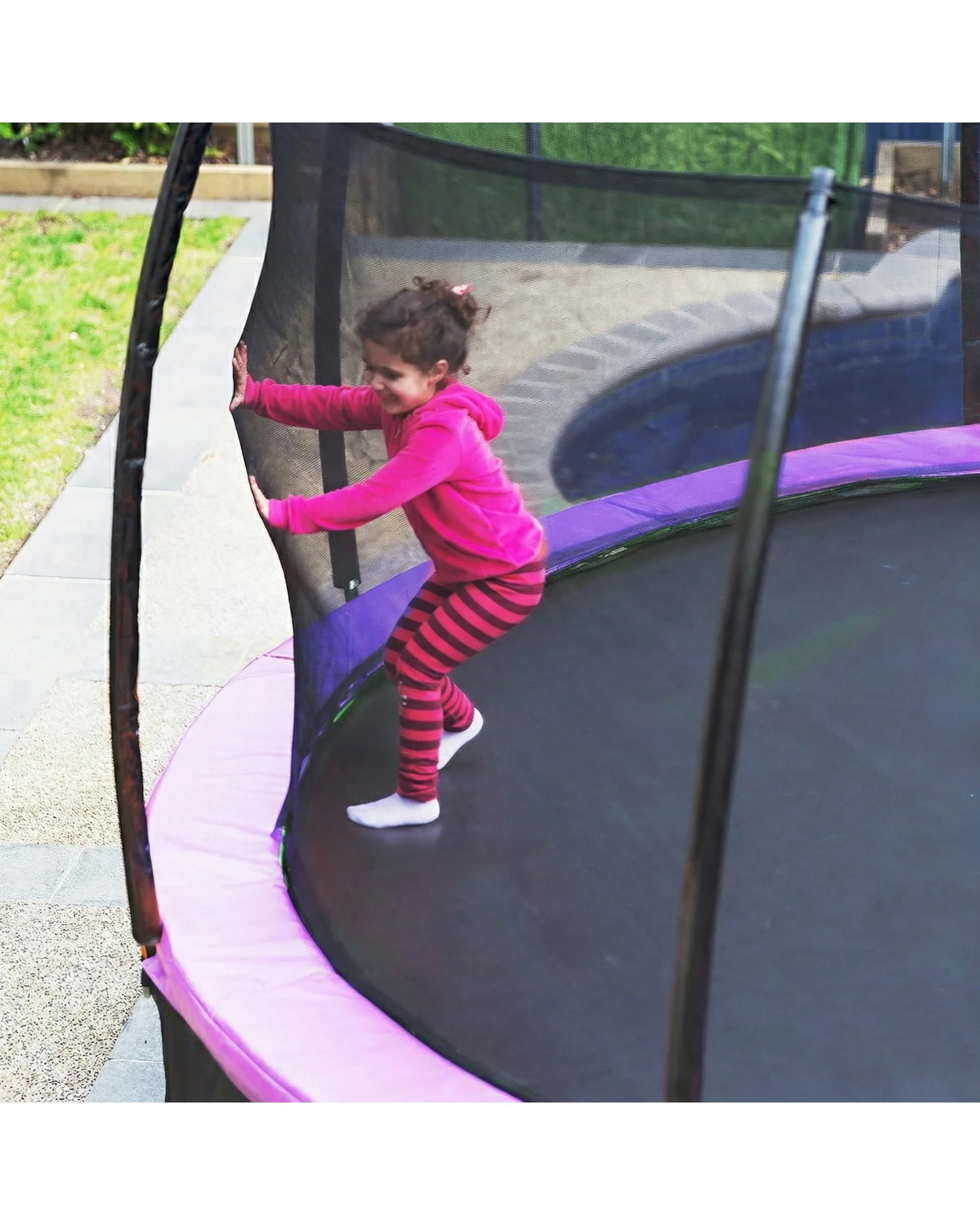 6 Kahuna 16 ft Trampoline - Purple, 6 of 9