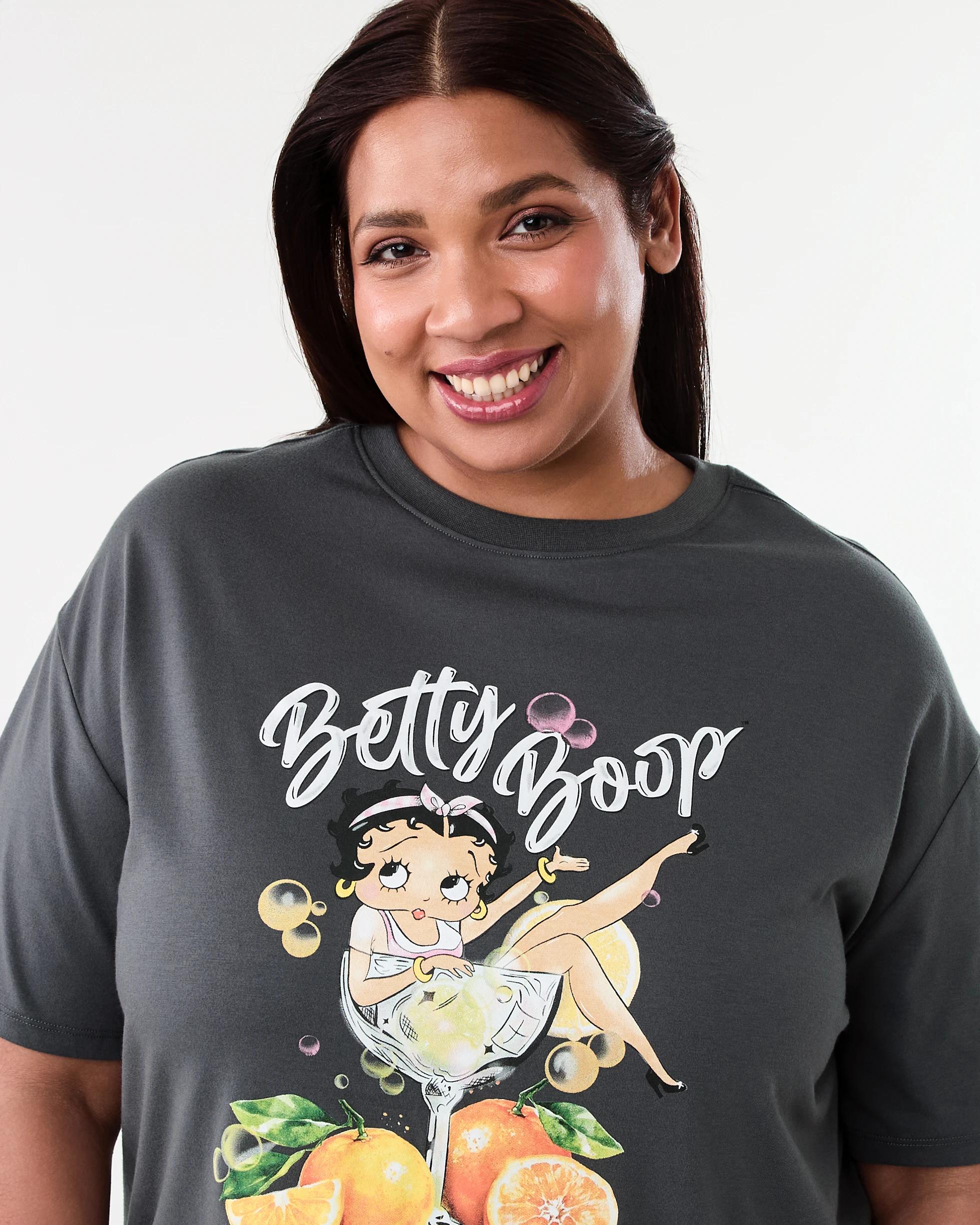 4 Curve Short Sleeve Betty Boop License T-shirt Bet Boop, 4 of 5