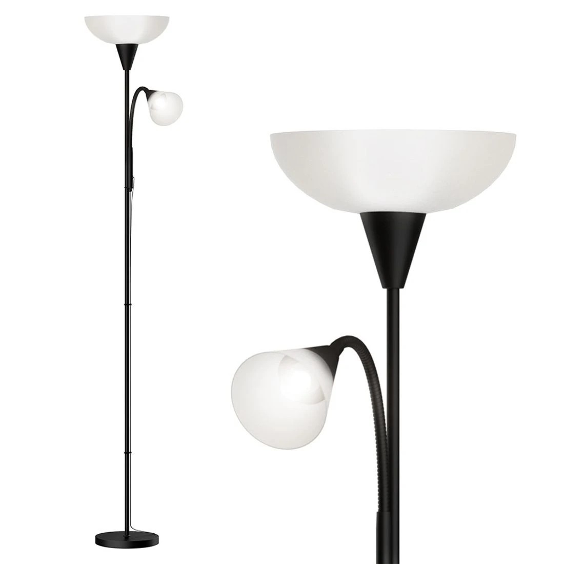 1 Artiss Floor Lamp Mother And Child Modern Home Living Room Office Reading
 - Black, 1 of 5