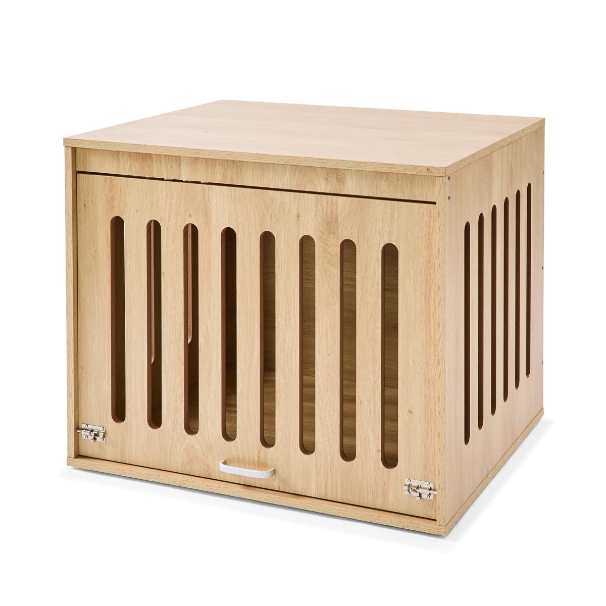 4 Pet Crate Wooden Oak - Medium, 4 of 9