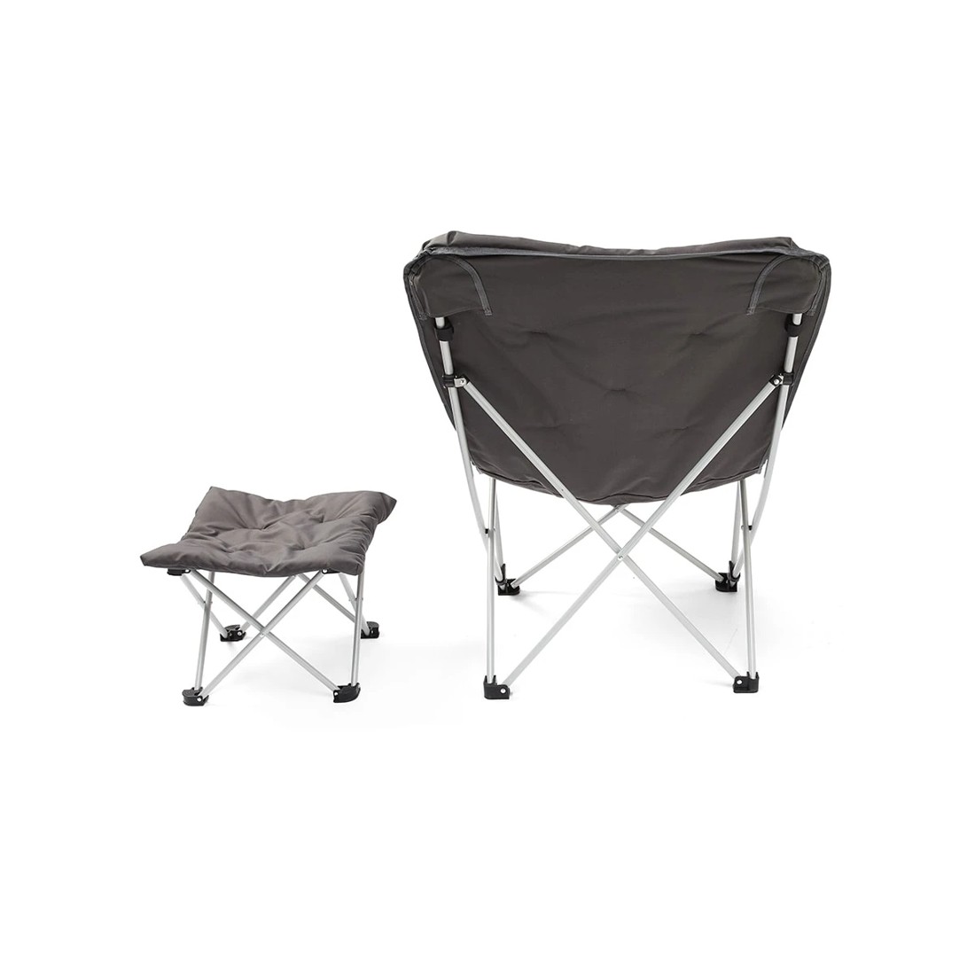 5 Halfmoon Chair with Stool, 5 of 10