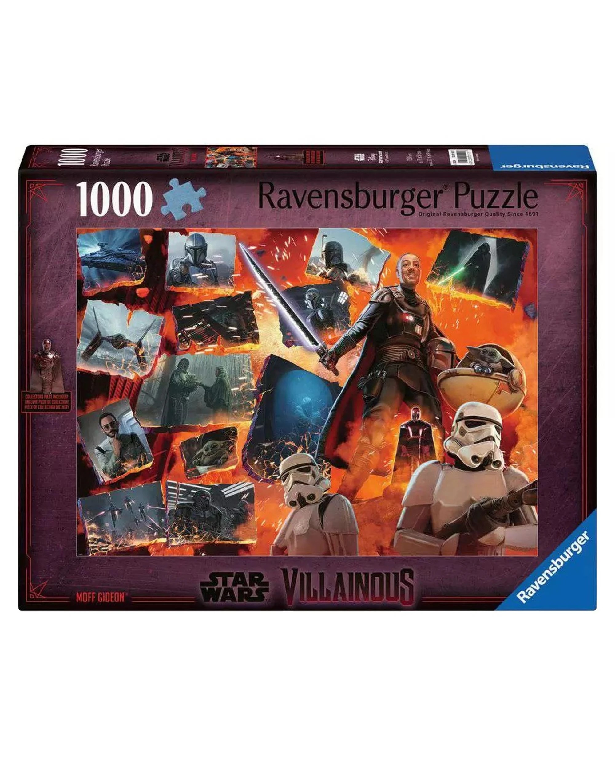 1 Ravensburger Star Wars Villainlous Moff Gideon 1000 Piece Jigsaw Puzzle, 1 of 2